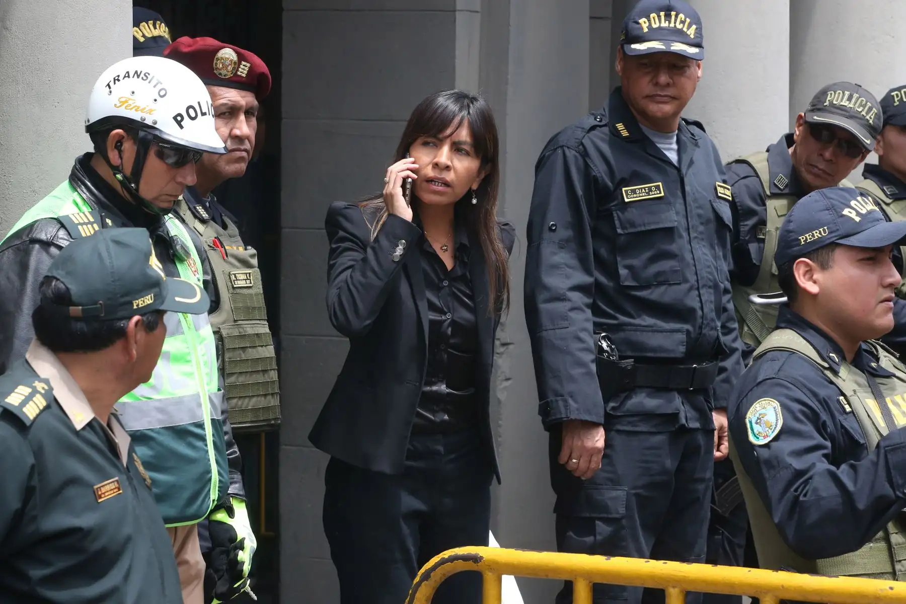 Bajo fuertes medidas de seguridad, la lideresa de Fuerza Popular, Keiko Fujimori, es trasladada al penal Anexo Mujeres de Chorrillos en cumplimiento de la orden de prisión preventiva de 36 meses dictada en su contra. Foto: ANDINA/Vidal Tarqui