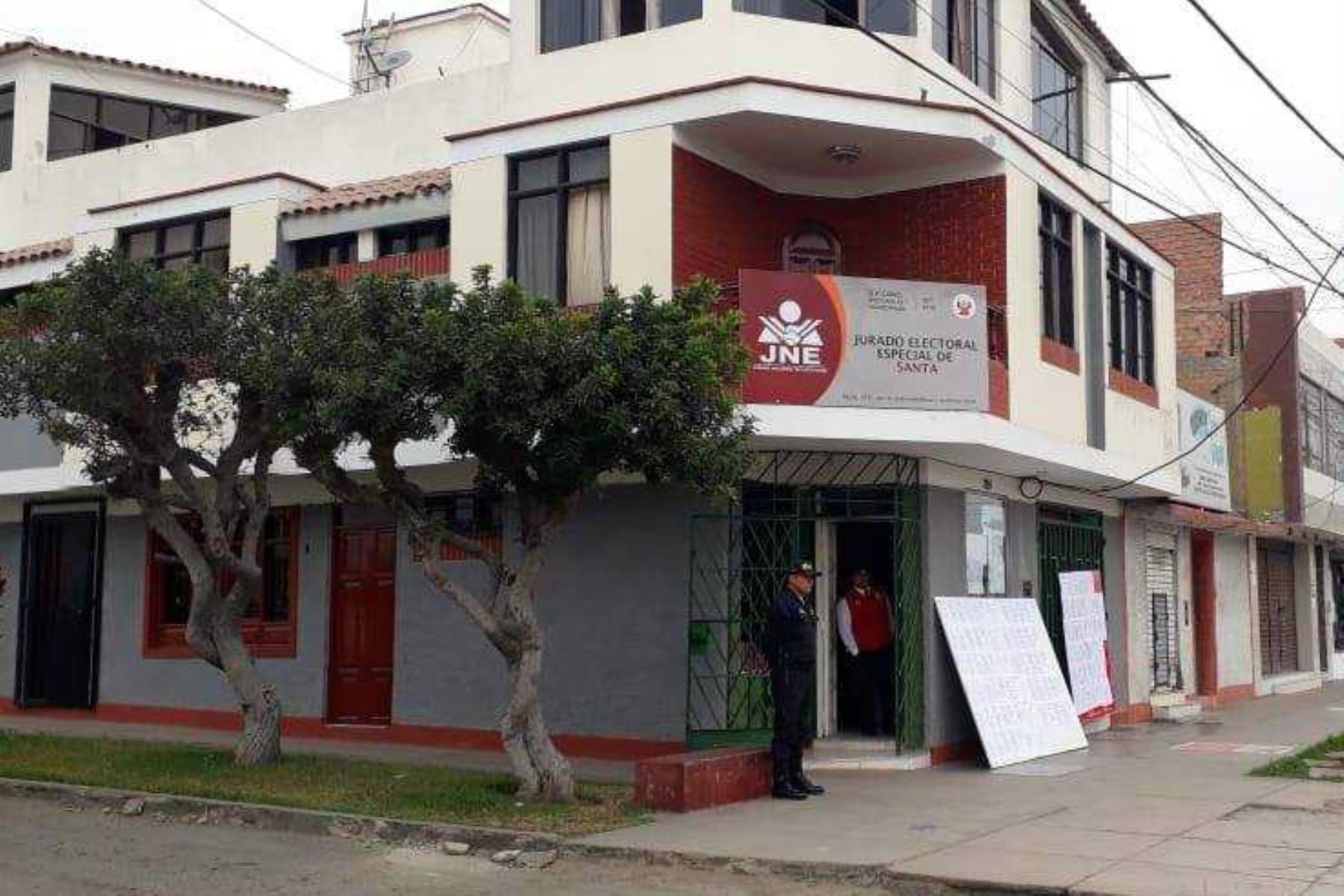 Sede del Jurado Electoral Especial del Santa, en la ciudad de Chimbote, región Áncash.