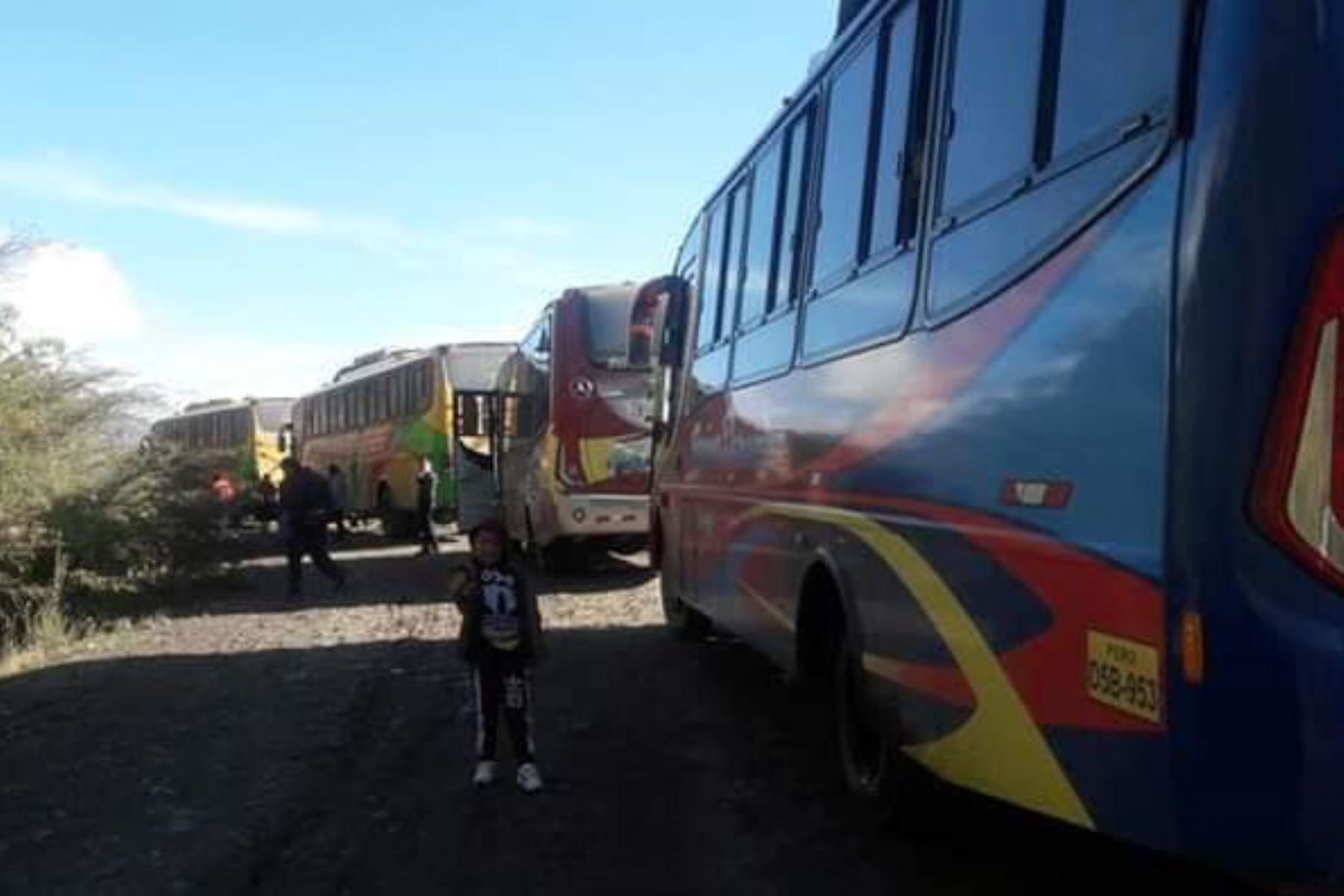 Restablecen tránsito en vía Pombamba–San Luis, en Áncash, afectada por derrumbe. ANDINA