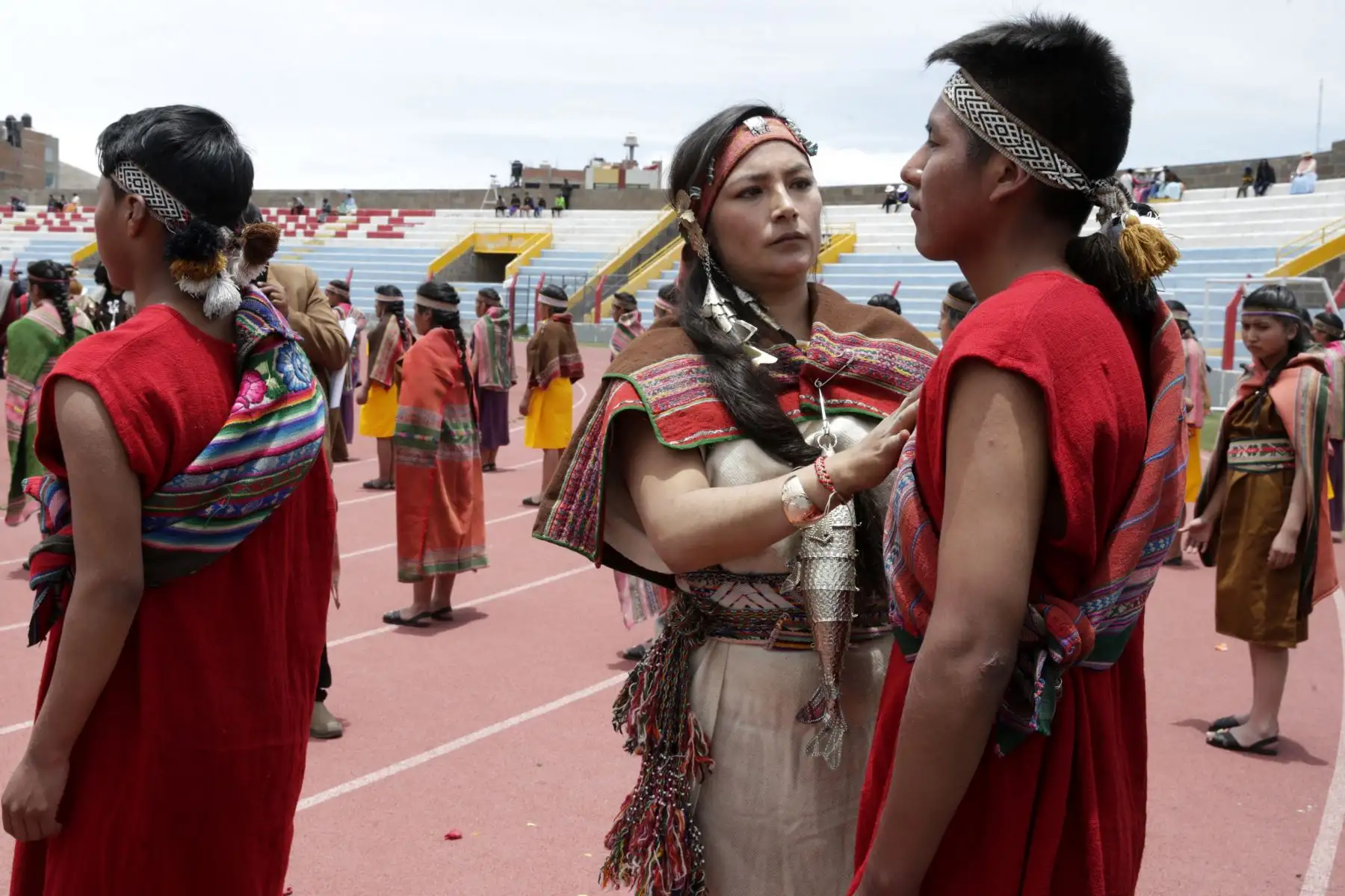 La actriz Magali Solier fue la encagada de interpretar este año, a Mama Ocllo. Foto: ANDINA/Melina Mejía