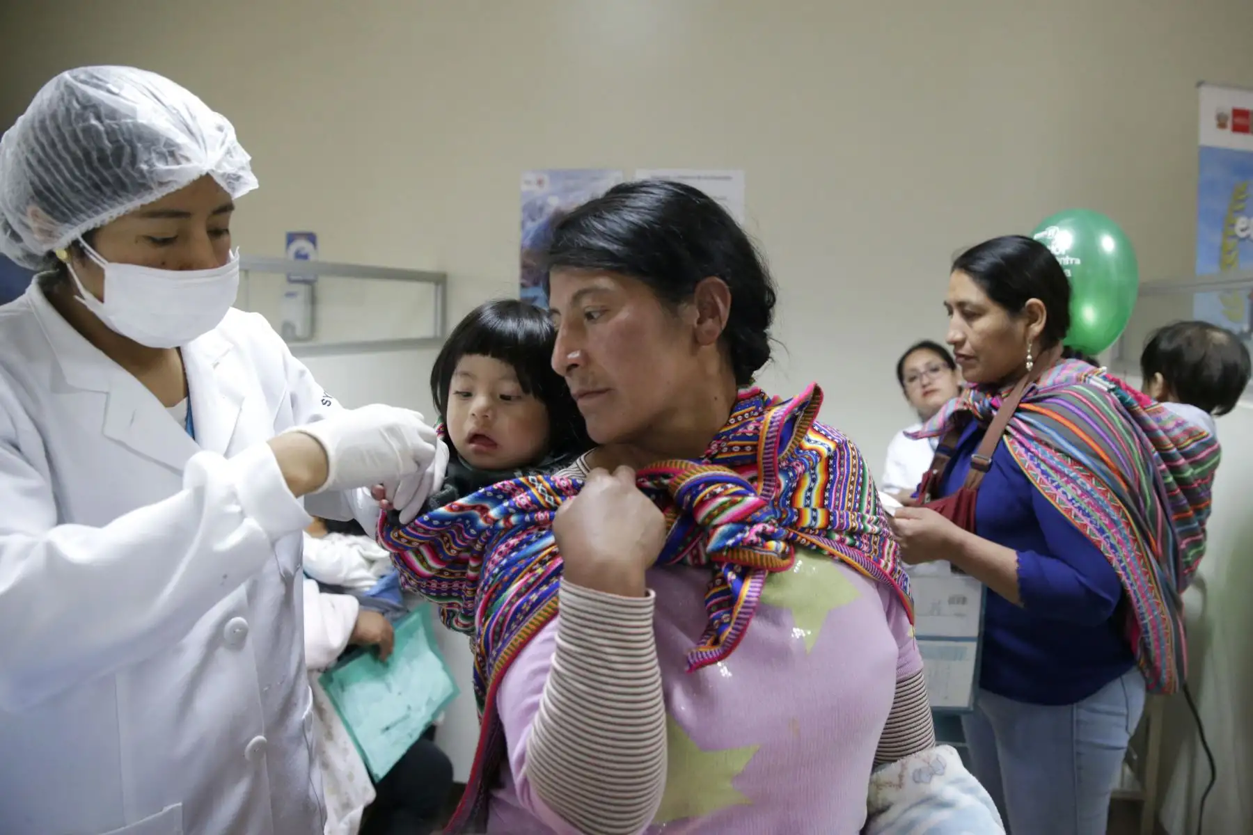 Instituto de Salud del Niño de San Borja inaugura módulo de despistaje de anemia, que garantiza que cada paciente pediátrico pase primero por un despistaje.  Foto: ANDINA/Melina Mejía