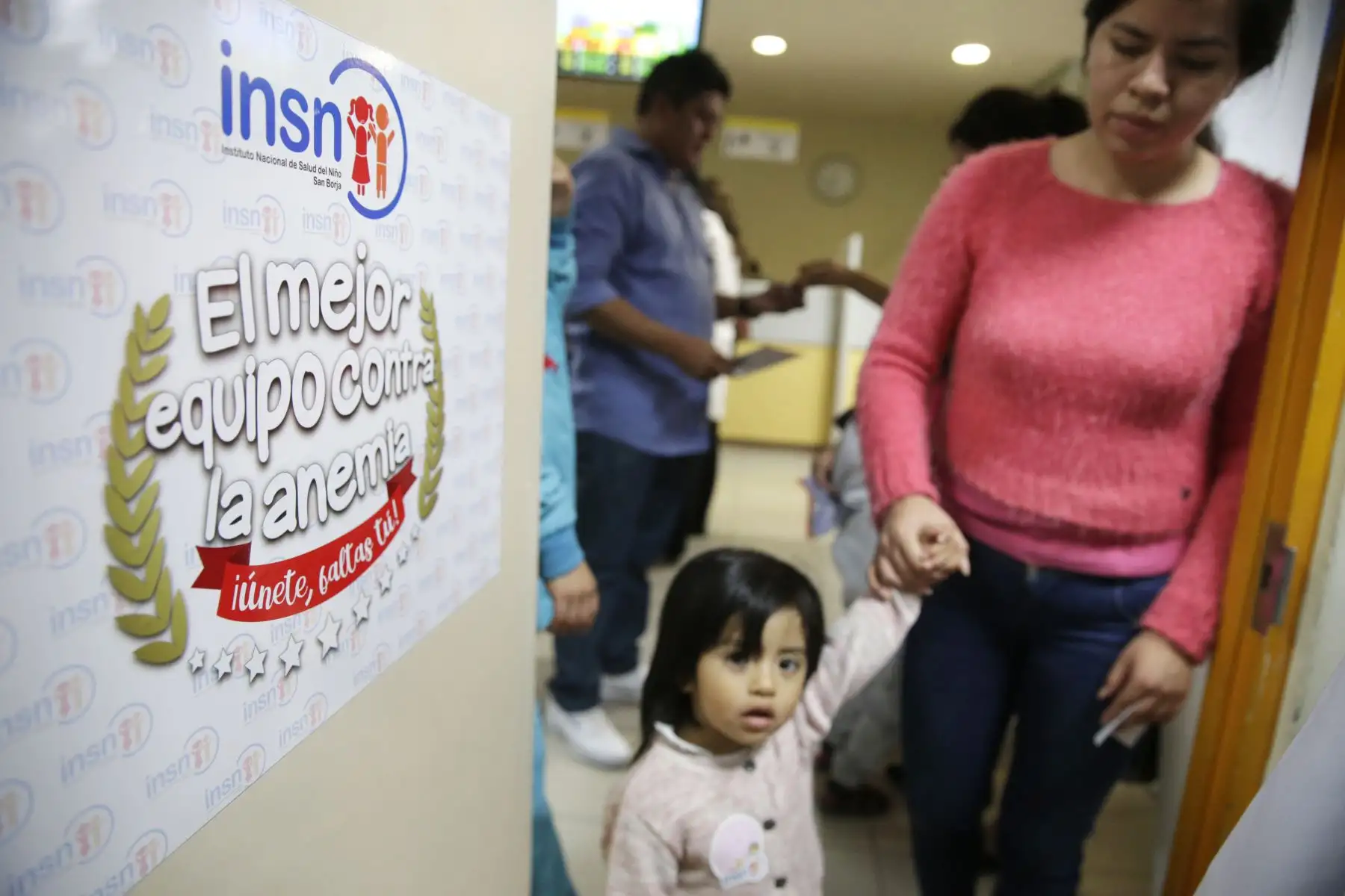 Instituto de Salud del Niño de San Borja inaugura módulo de despistaje de anemia, que garantiza que cada paciente pediátrico pase primero por un despistaje.  Foto: ANDINA/Melina Mejía
