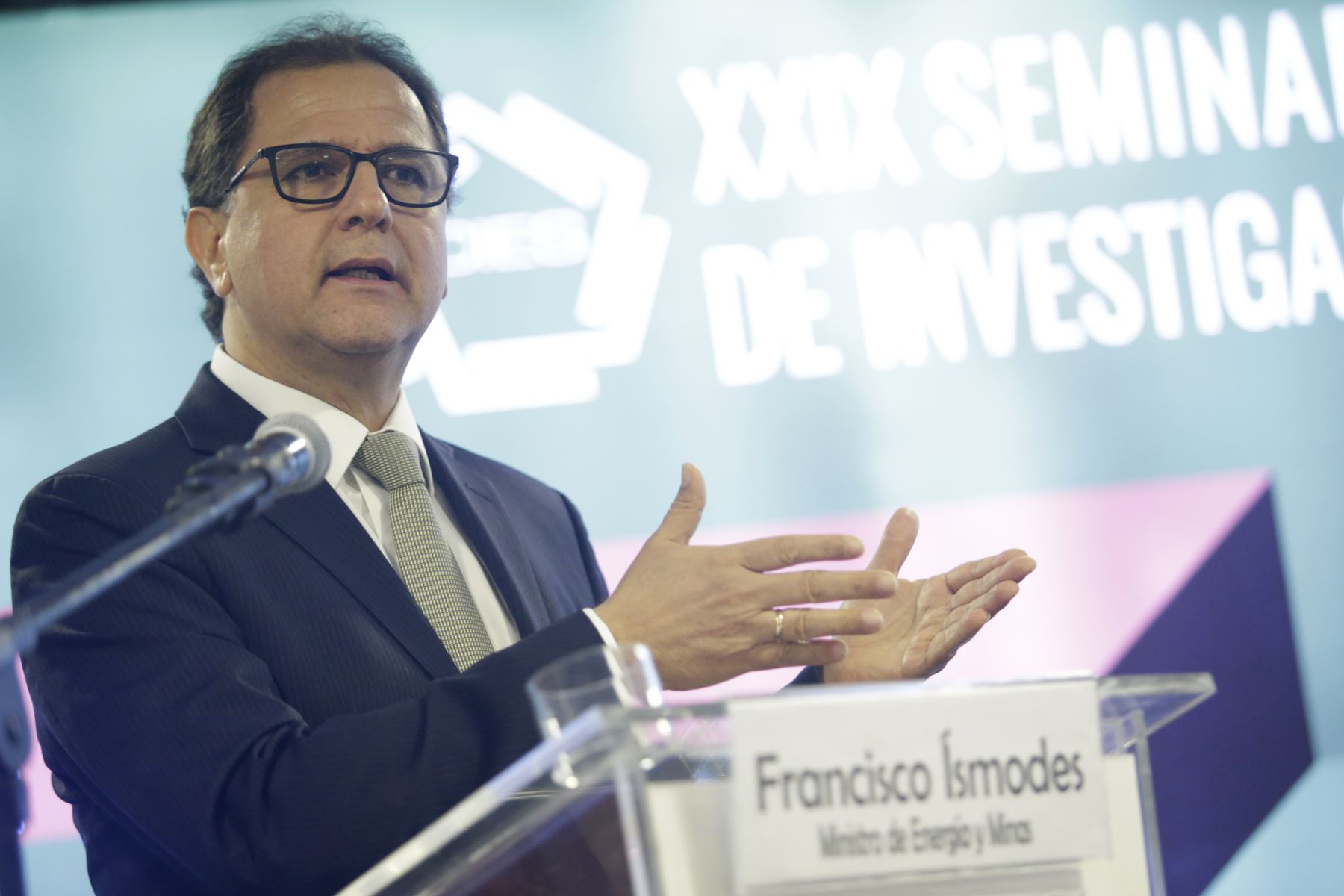 Ministro de Energía y Minas, Francisco Ísmodes.Foto:  ANDINA/Melina Mejía