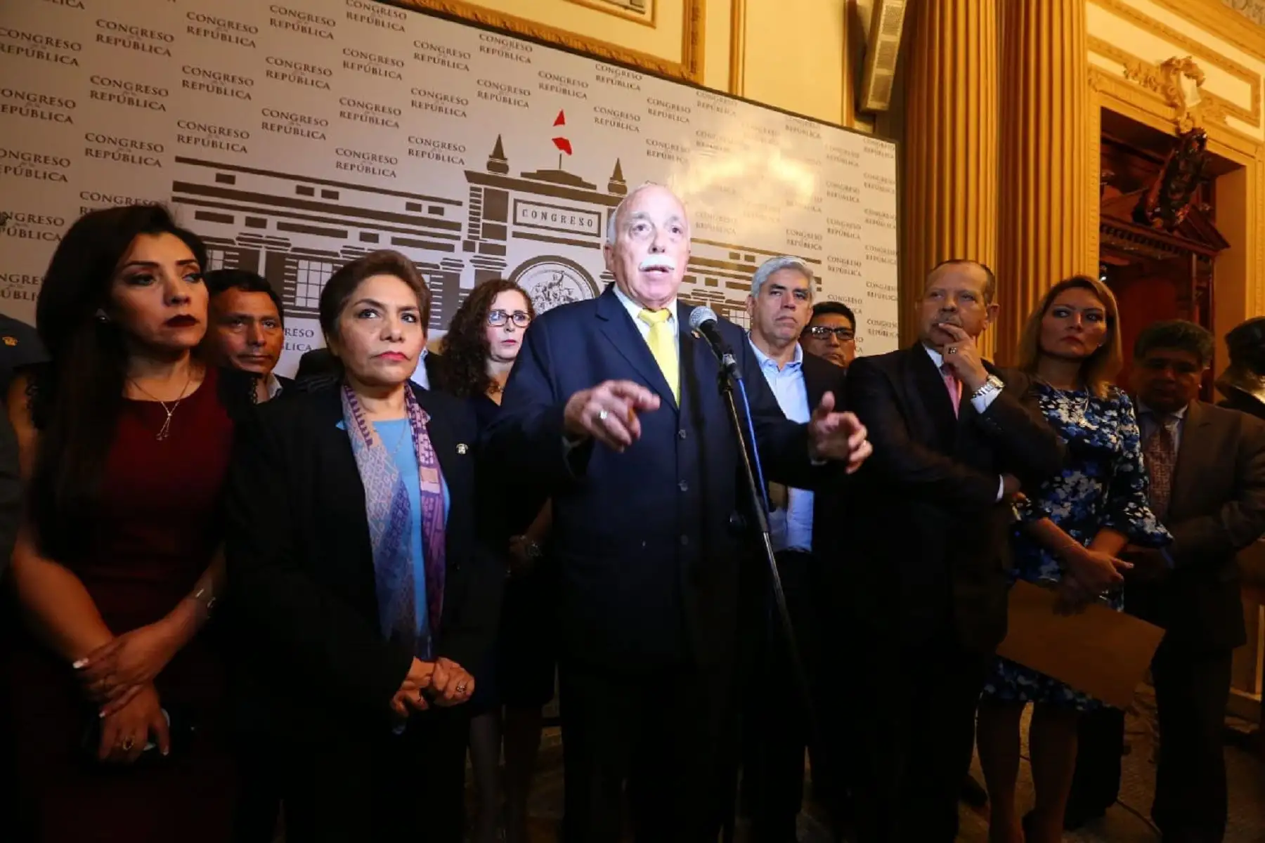 Parlamentarios de Fuerza Popular. Cortesía Congreso.