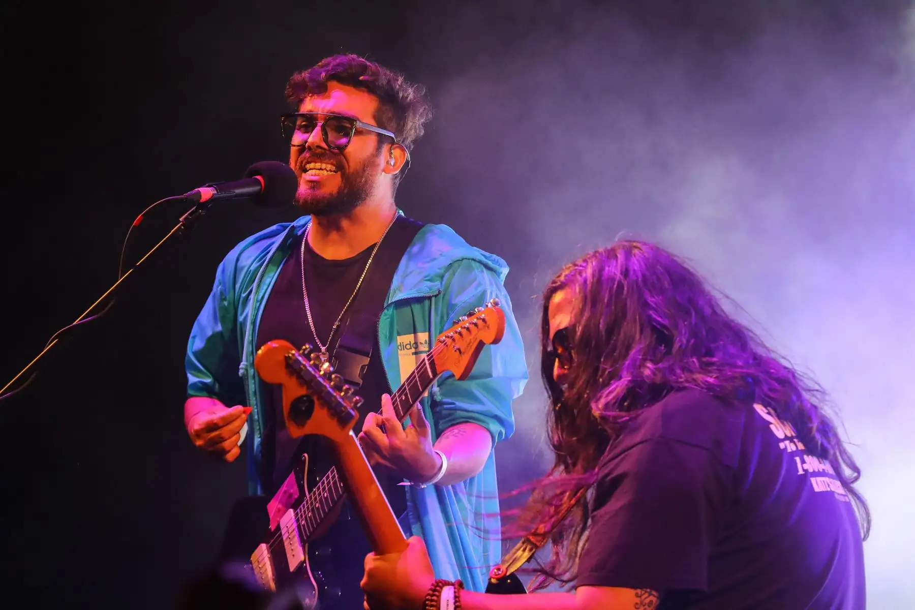 Presentación dela banda Tourista, en la primera edición del  Veltrac Music Festival (VMF) que se realizó en el parque de la exposición y que contó con dos escenario para artistas nacionales e internacionales. Foto: ANDINA/Andrés Valle