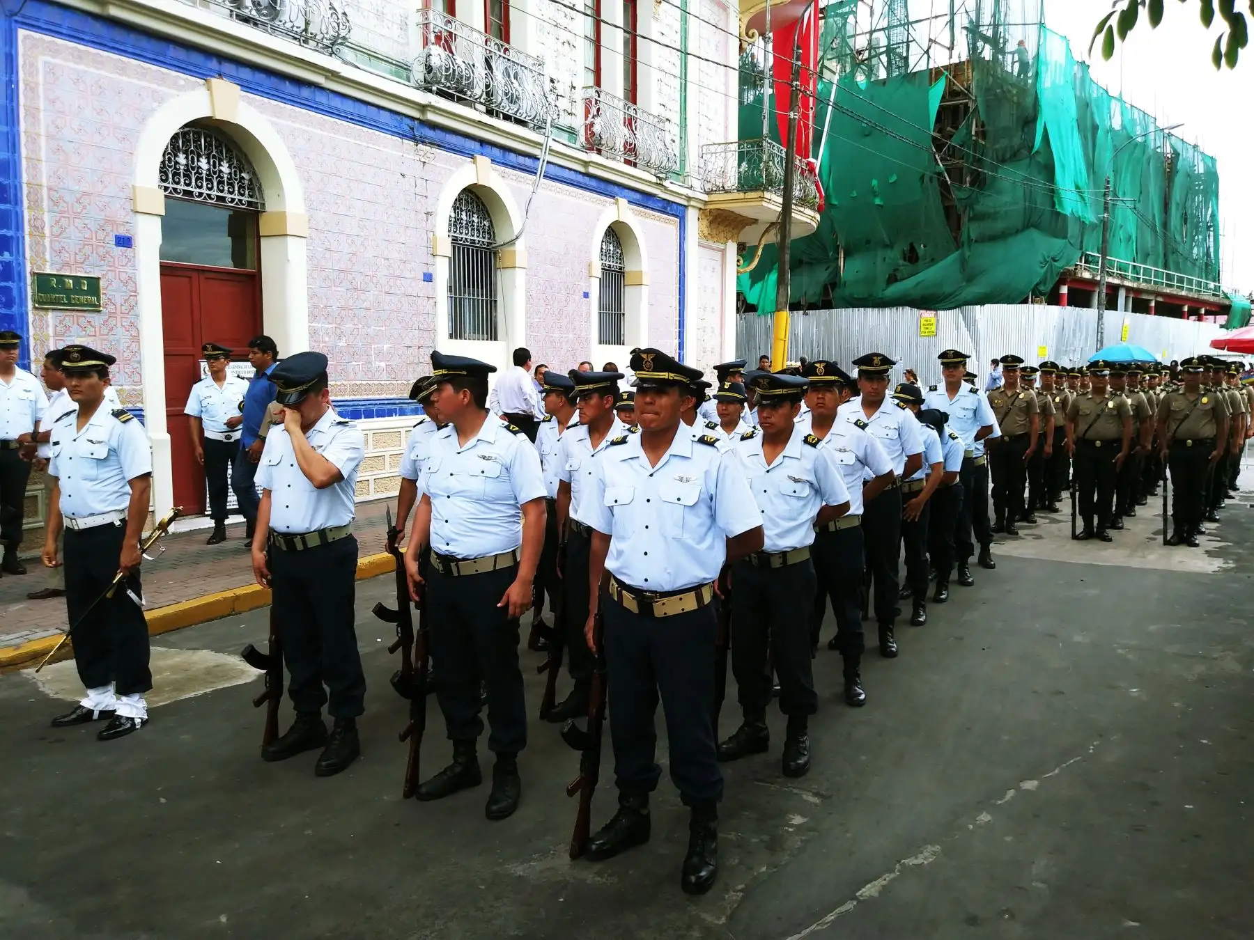 Iquitos ultima detalles para lanzamiento de Agenda País al Bicentenario. Foto: Luis Zuta.