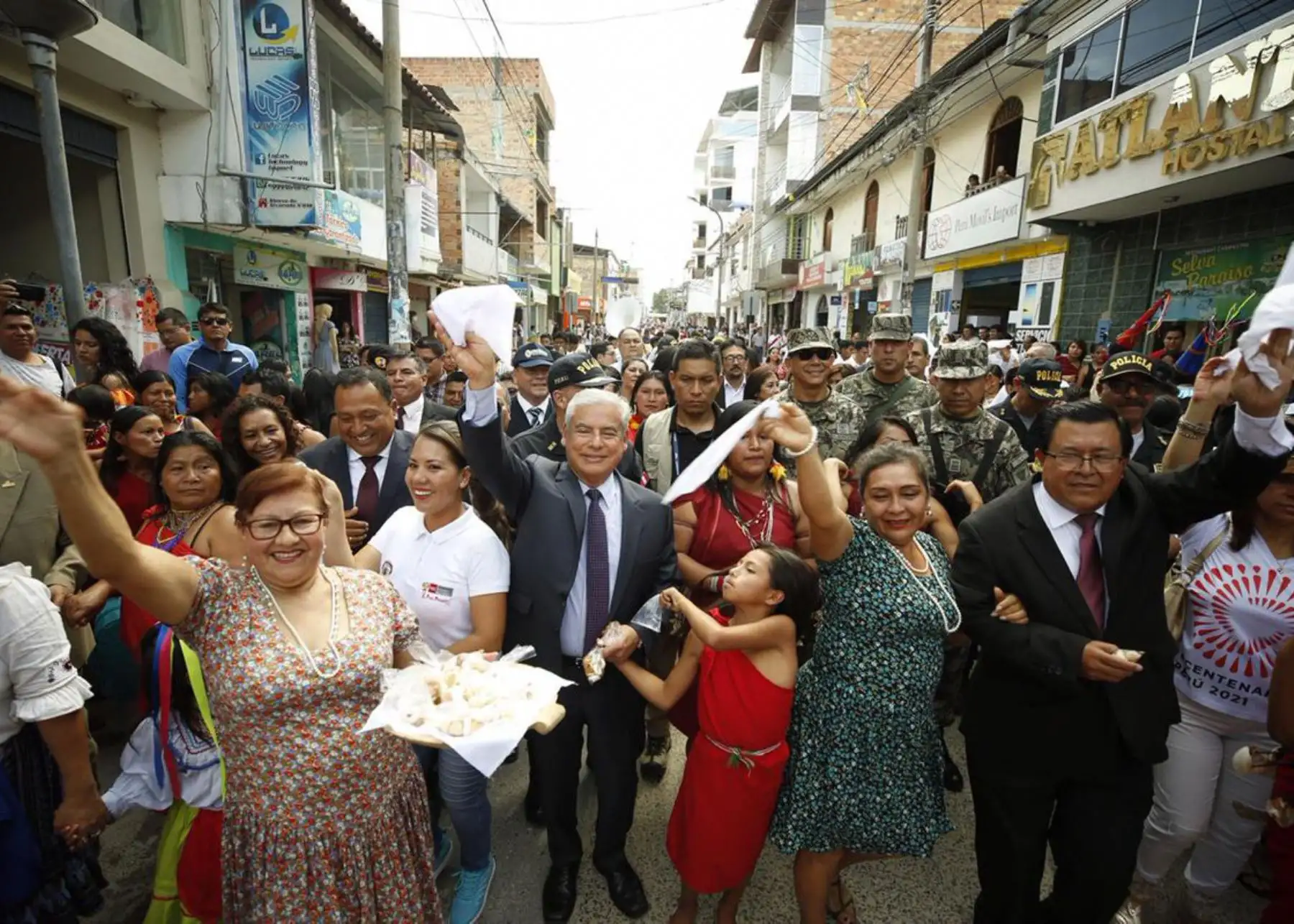Jefe del Gabinete Ministerial, César Villanueva, en lanzamiento de la Agenda Bicentenario en San Martín.