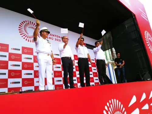 Bicentenario en Iquitos: ministro de Sánchez destaca objetivo de trabajo digno para todos. Foto: Luis Zuta Dávila.