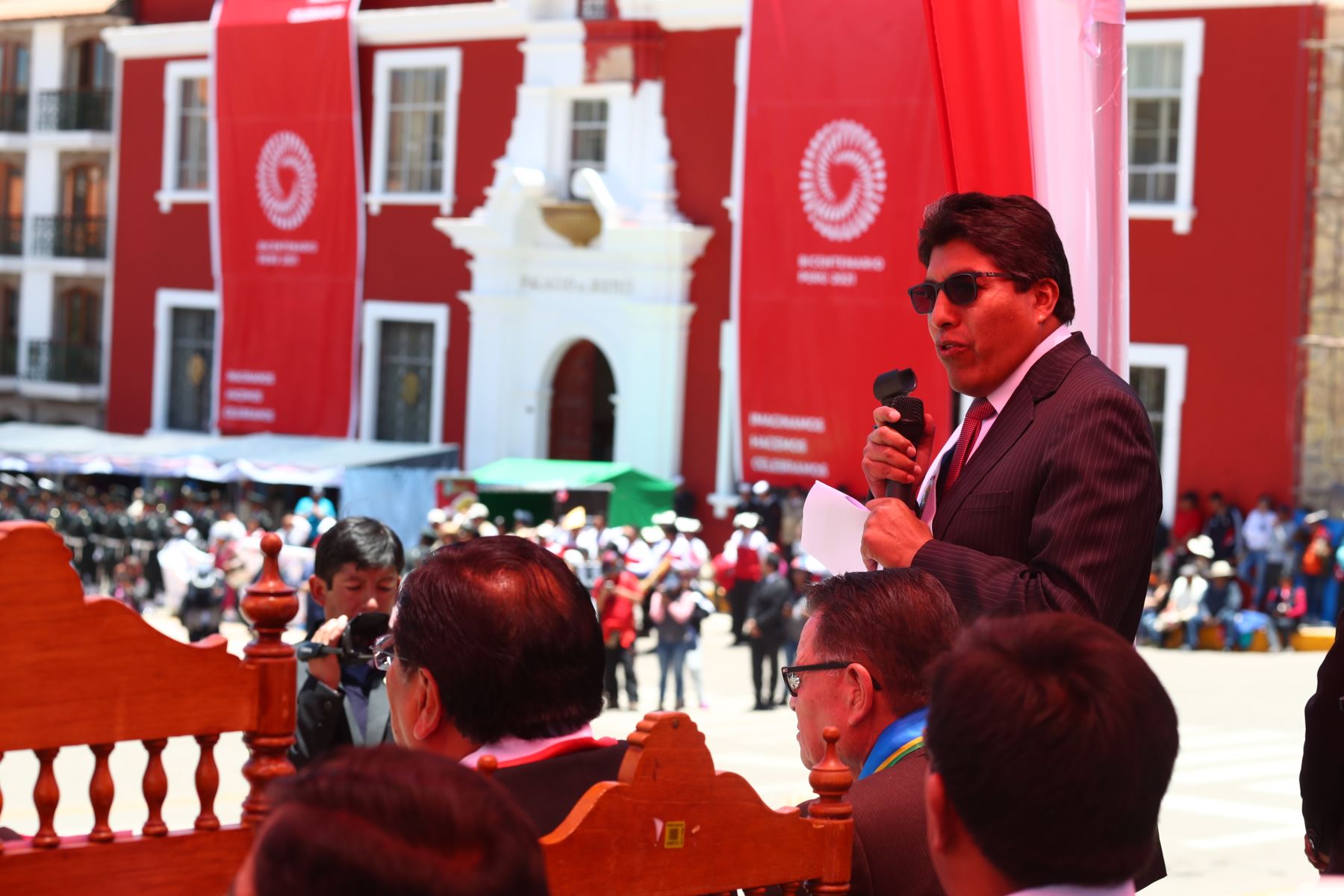 Alcalde de Puno, Iván Flores.