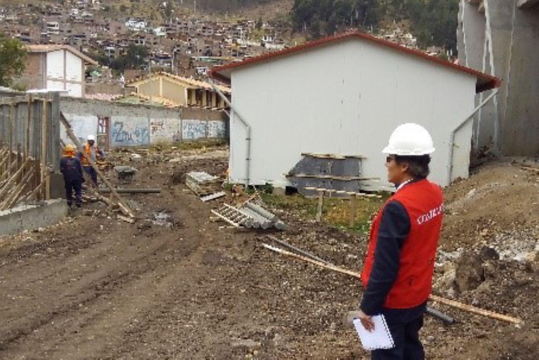 Contraloría identifica riesgos en obra que se ejecuta en estadio de Huancavelica. ANDINA/Difusión