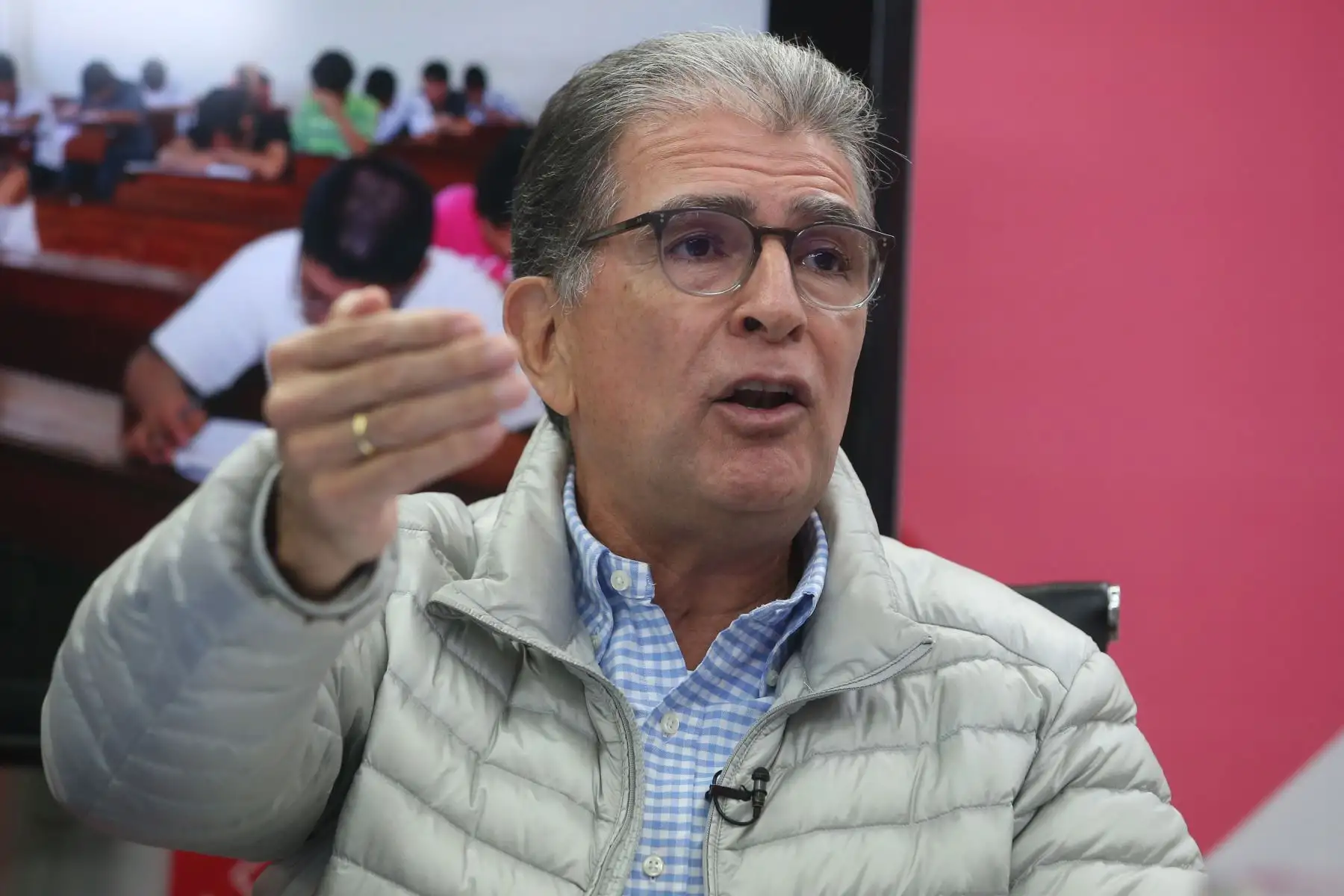 orge Yzusqui fundador y director de Innva Schools, Cade 2018 ANDINA/Vidal Tarqui