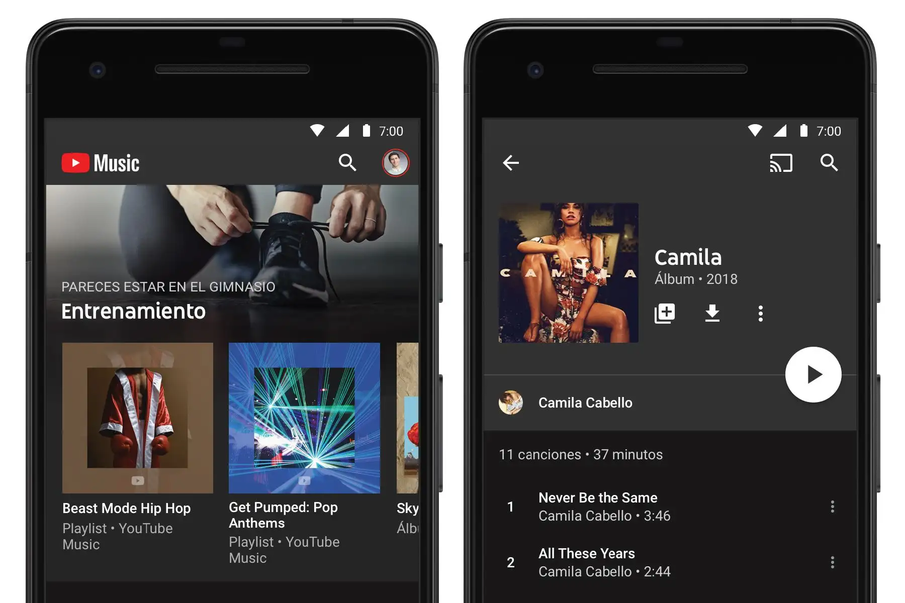 YouTube Music está disponible tanto en Android como en iOS.