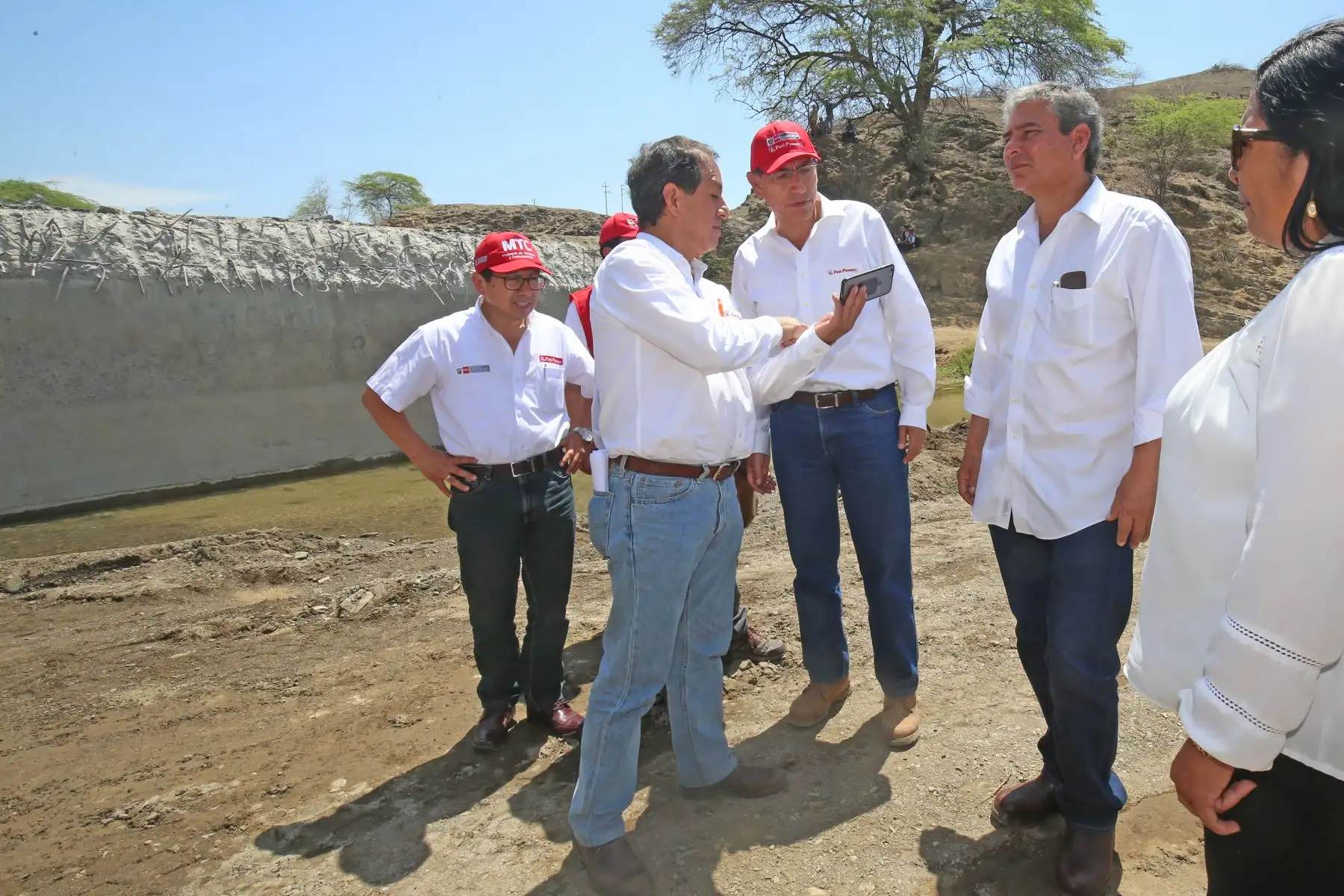 Jefe de Estado inaugura moderna infraestructura del Puente Venados, en el distrito de Lancones, provincia de Sullana (Piura). Foto: ANDINA/Prensa Presidencia