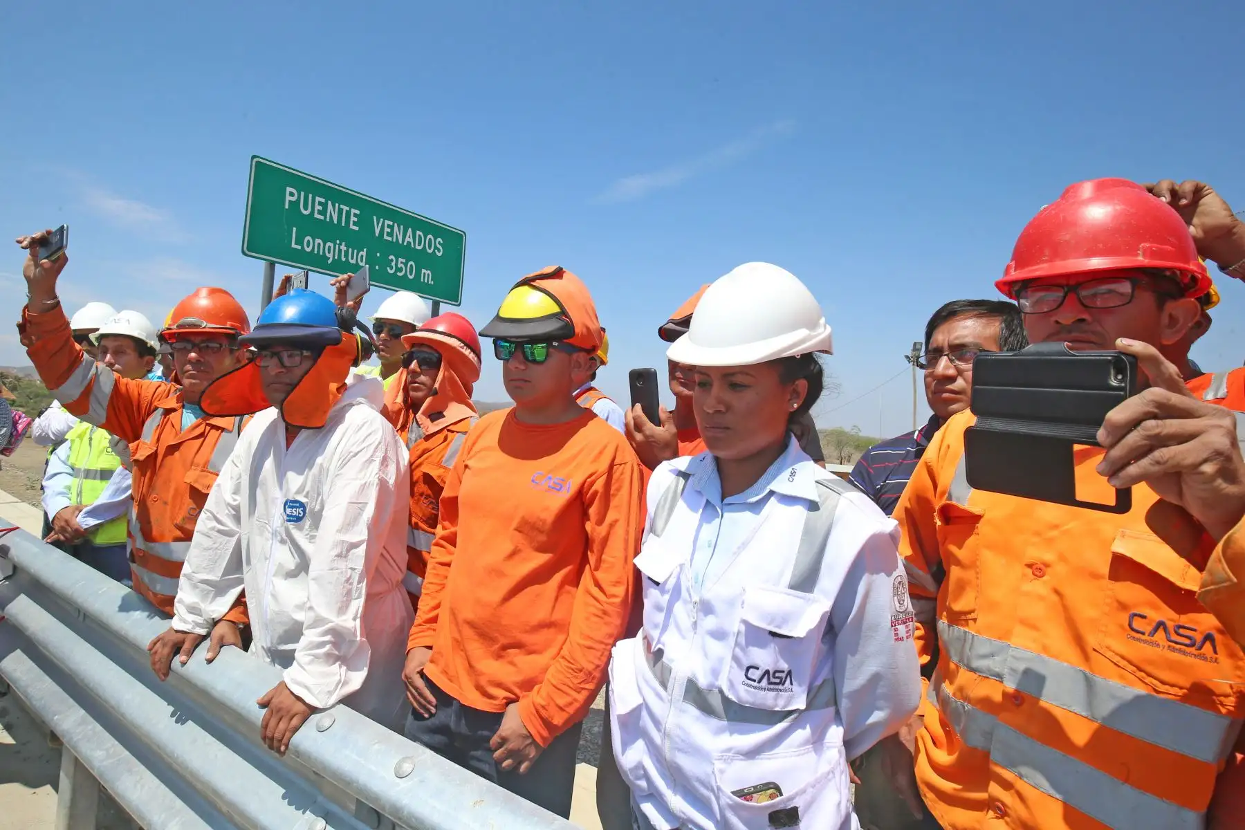 Jefe de Estado inaugura moderna infraestructura del Puente Venados, en el distrito de Lancones, provincia de Sullana (Piura). Foto: ANDINA/Prensa Presidencia
