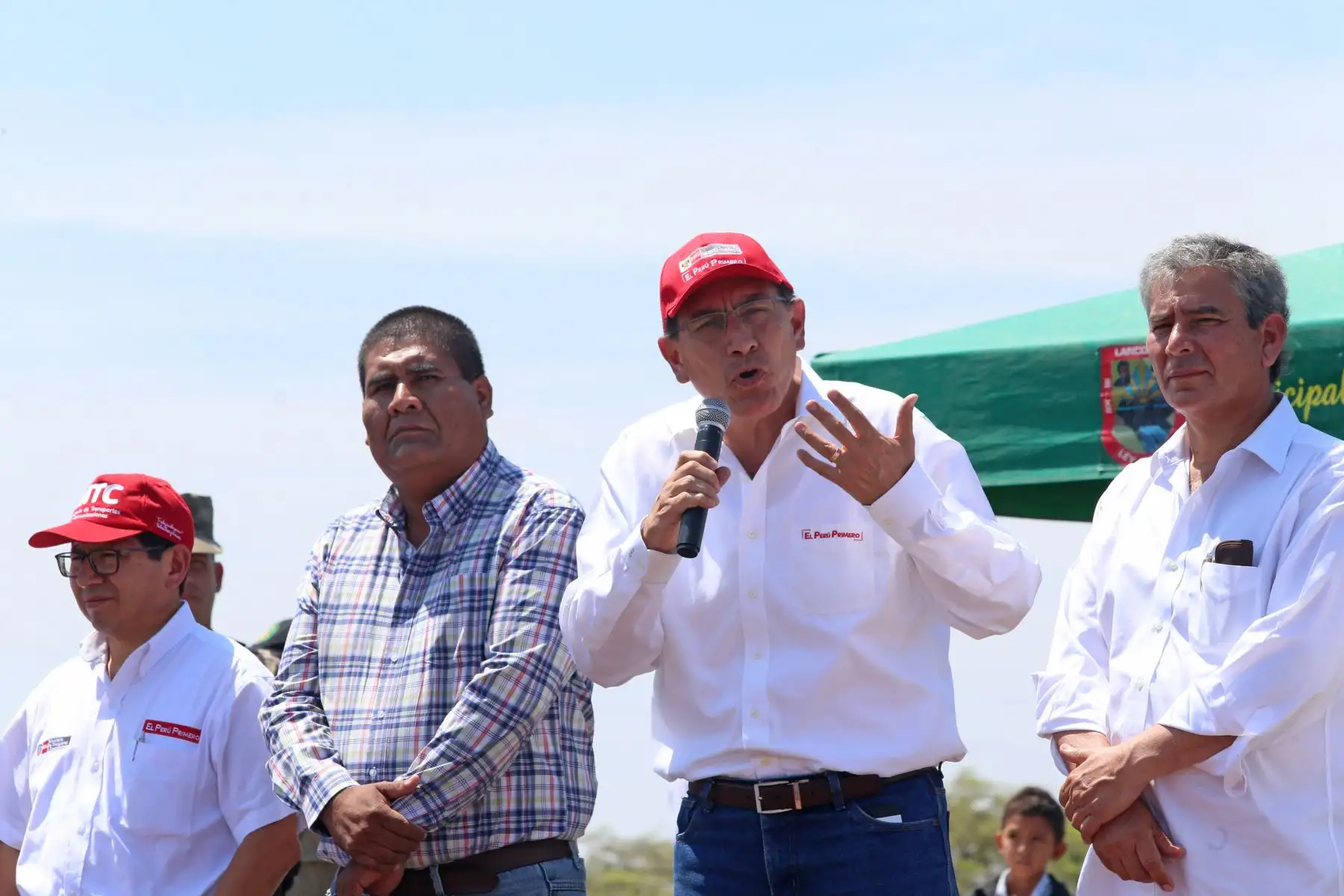 Jefe de Estado inaugura moderna infraestructura del Puente Venados, en el distrito de Lancones, provincia de Sullana (Piura). Foto: ANDINA/Prensa Presidencia