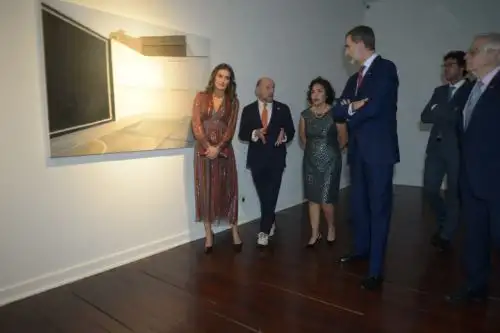 Ministra de Cultura, Patricia Balbuena y reyes de España Foto: Ministerio de Cultura
