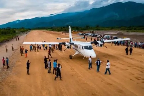 Realizan primer ensayo de vuelo en nuevo aeropuerto del Vraem. ANDINA/Difusión