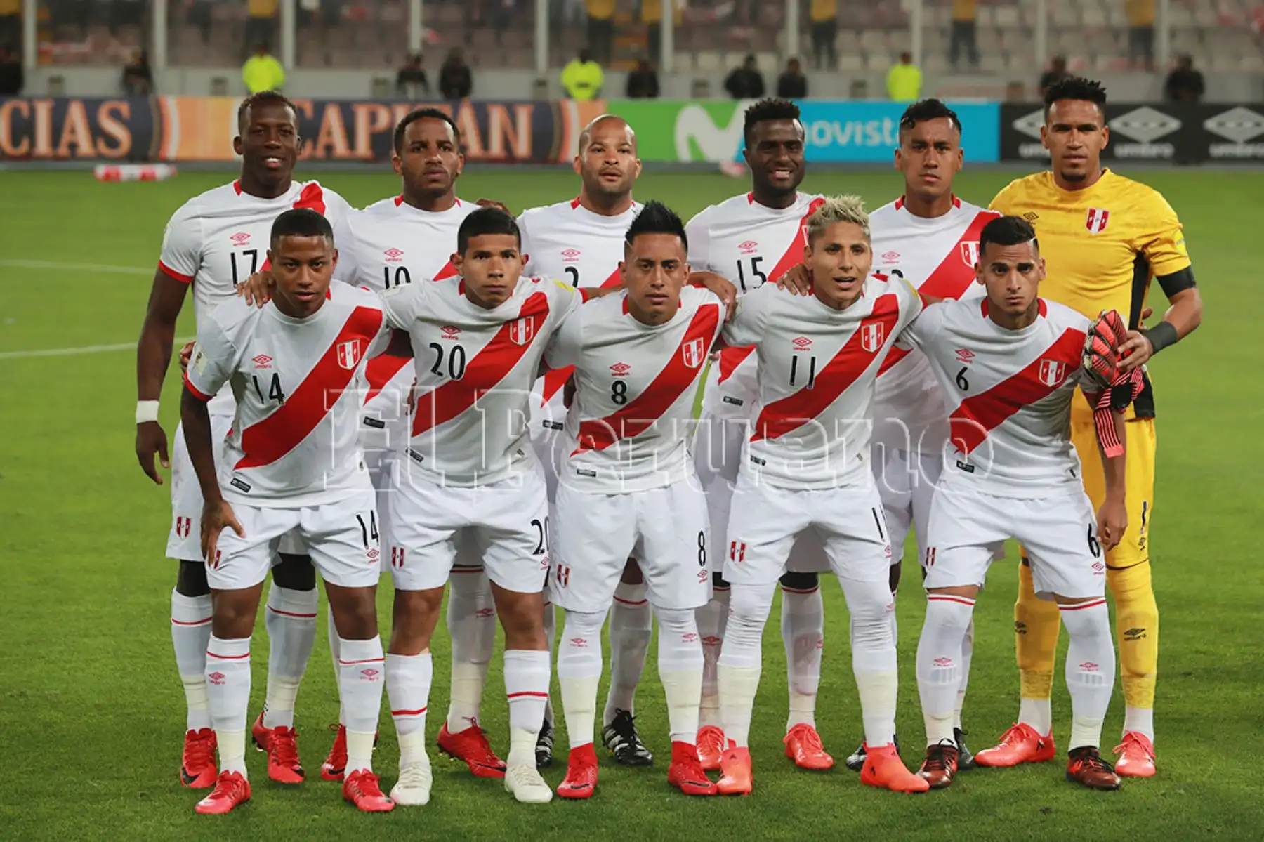 Lima - 15 noviembre 2017 / La selección peruana de fútbol que venció 2-0 a Nueva Zelanda en el Estadio Nacional y clasificó al Mundial Rusia 2018. Foto: Diario Oficial EL PERUANO / Carlos Lezama