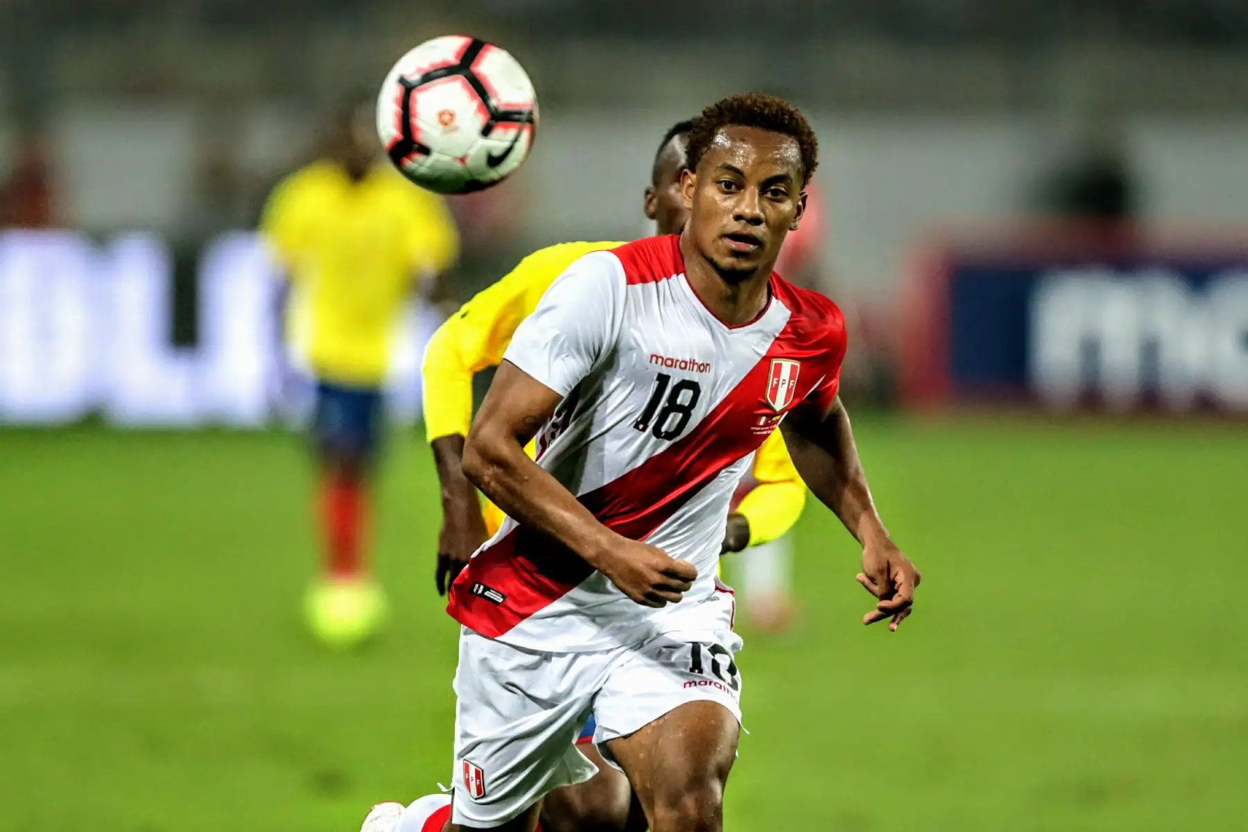 Selección peruana de fútbol se enfrenta a su similar de Ecuador en partido amistoso por la fecha FIFA. Foto: ANDINA/Luis Iparraguirre