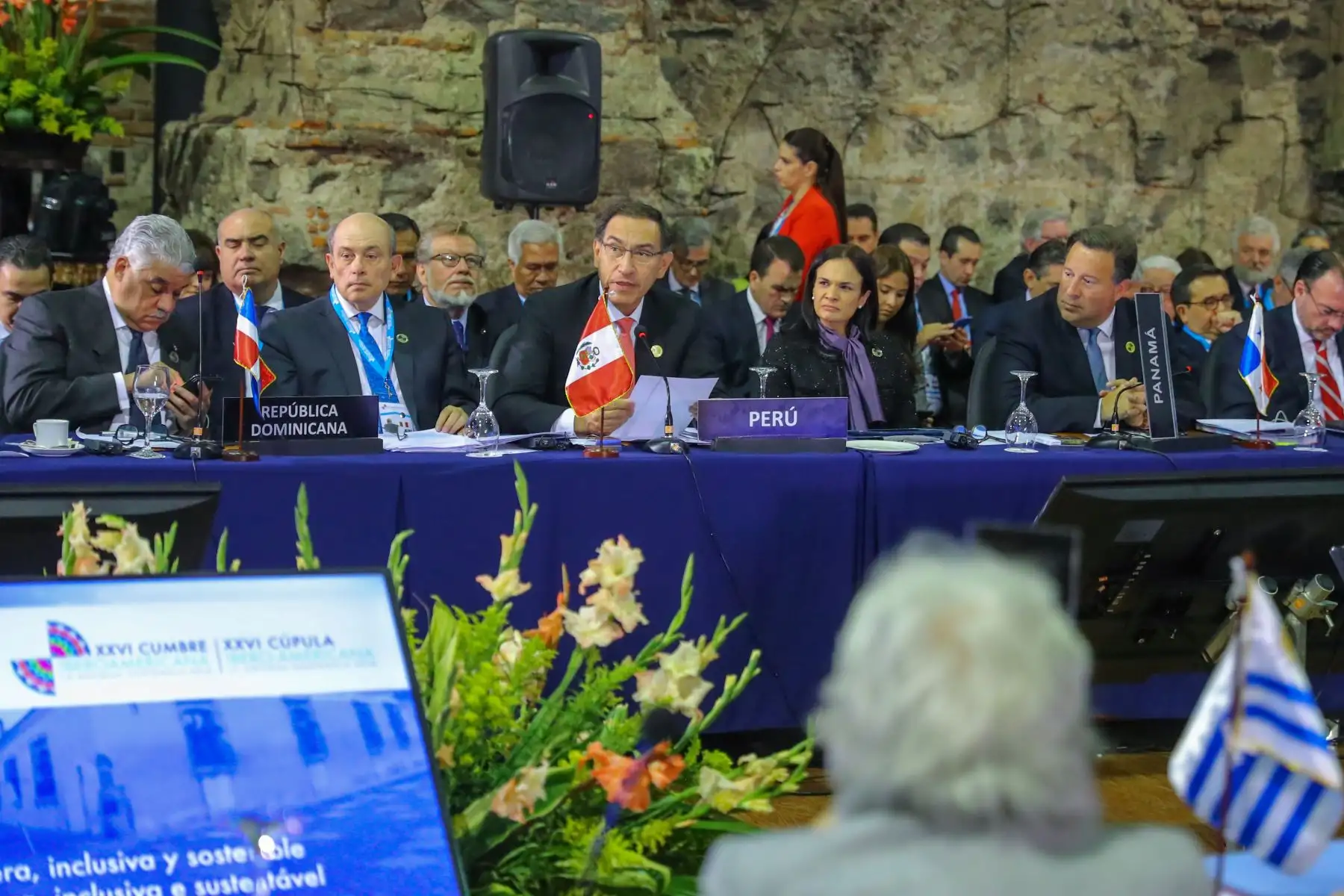 Presidente Martin Vizcarra participa en la XXVI Cumbre Iberoamericana, que se realiza en Guatemala. Foto: ANDINA/Prensa Presidencia
