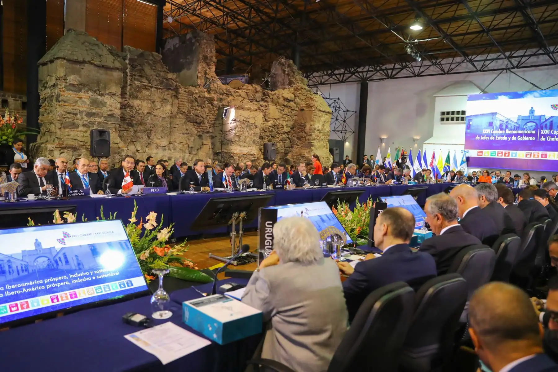 Presidente Martin Vizcarra participa en la XXVI Cumbre Iberoamericana, que se realiza en Guatemala. Foto: ANDINA/Prensa Presidencia