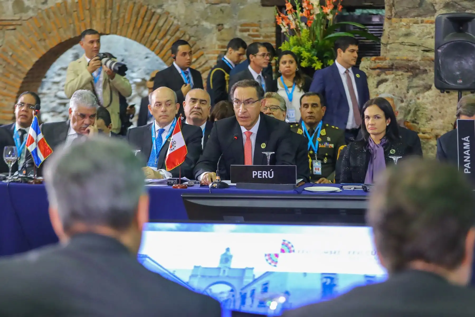 Presidente Martin Vizcarra participa en la XXVI Cumbre Iberoamericana, que se realiza en Guatemala. Foto: ANDINA/Prensa Presidencia