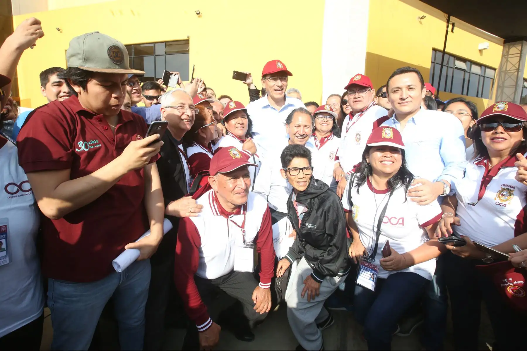 Presidente Vizcarra durante las votaciones del colegio de ingenieros en la UNI. Foto: ANDINA/Vidal Tarqui