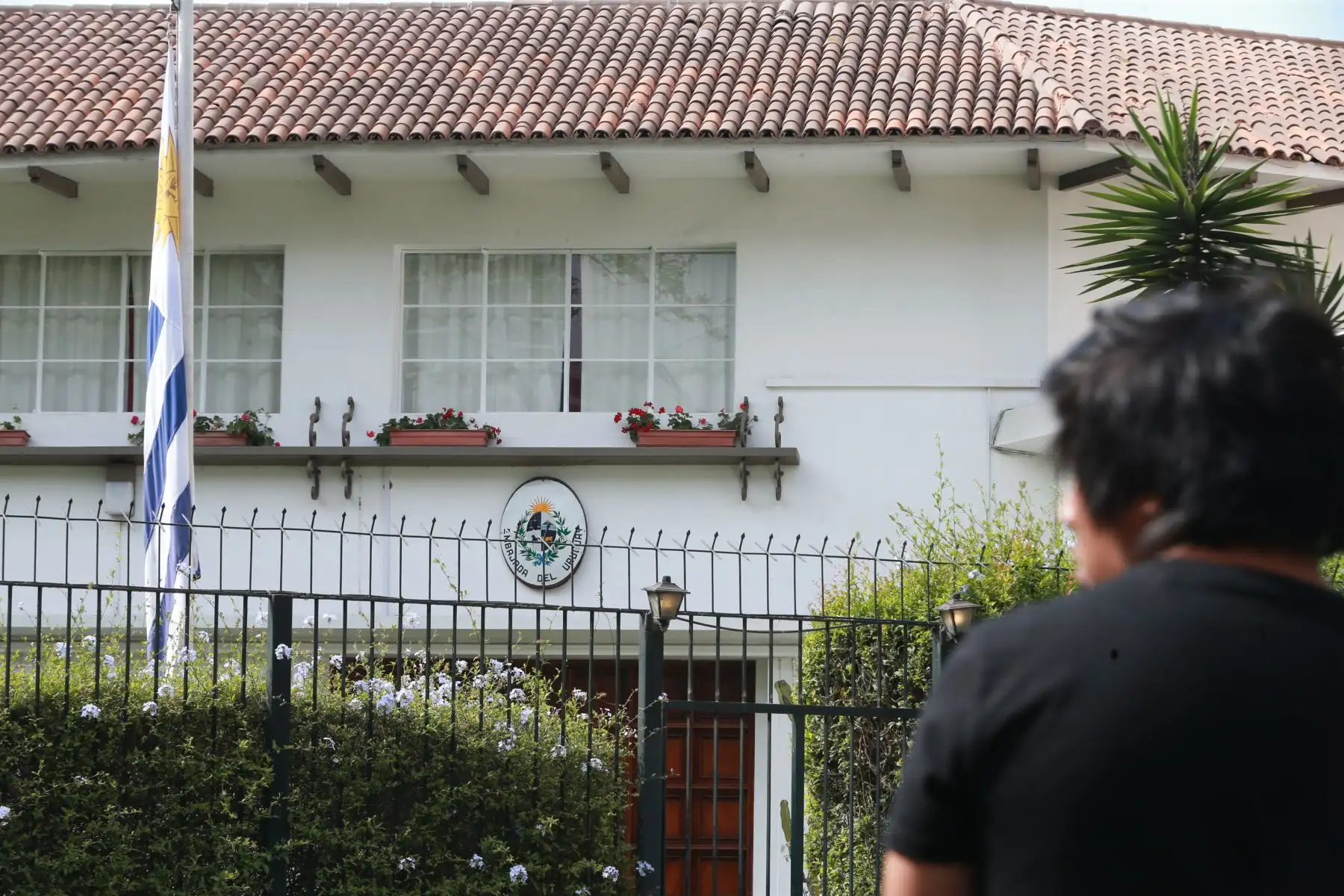 El ex presidente Alan García permanece en la embajada de Uruguay en Lima, tras pedir asilo político. Foto: ANDINA/Norman Córdova