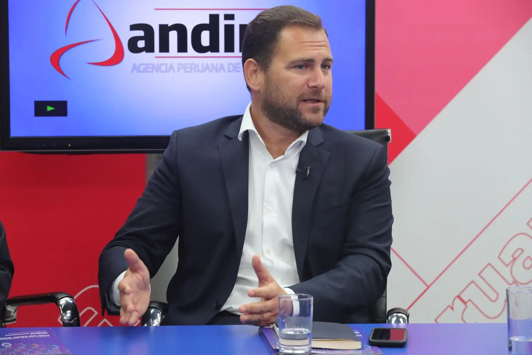 Vicepresidente de asuntos corporativos de Intercorp retail, Jorge Lazarte. ANDINA/Jack Ramón