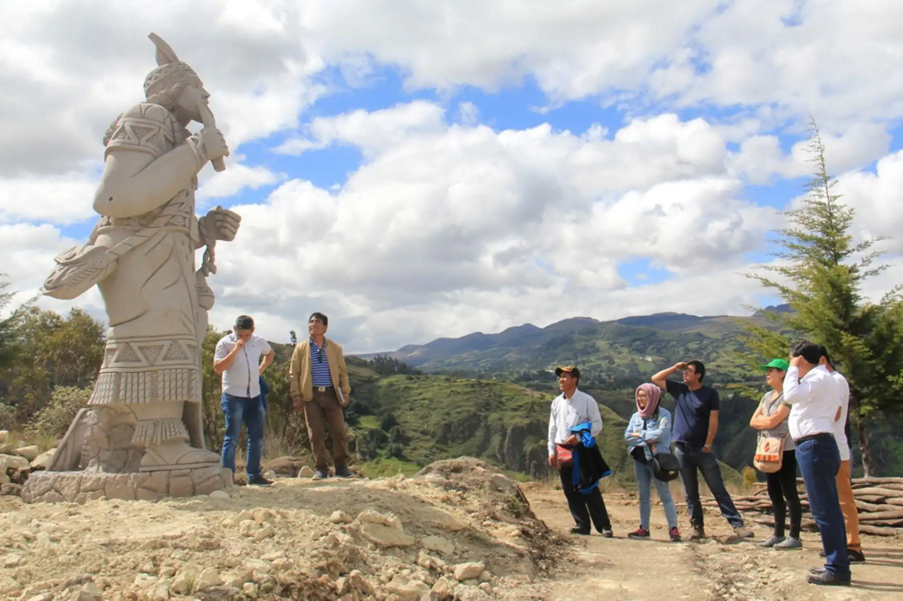 La Ruta de las Esculturas en Llushcapampa forma parte del nuevo circuito turístico denominado Parque de las Esculturas, que ofrece Cajamarca. Foto: ANDINA/Difusión