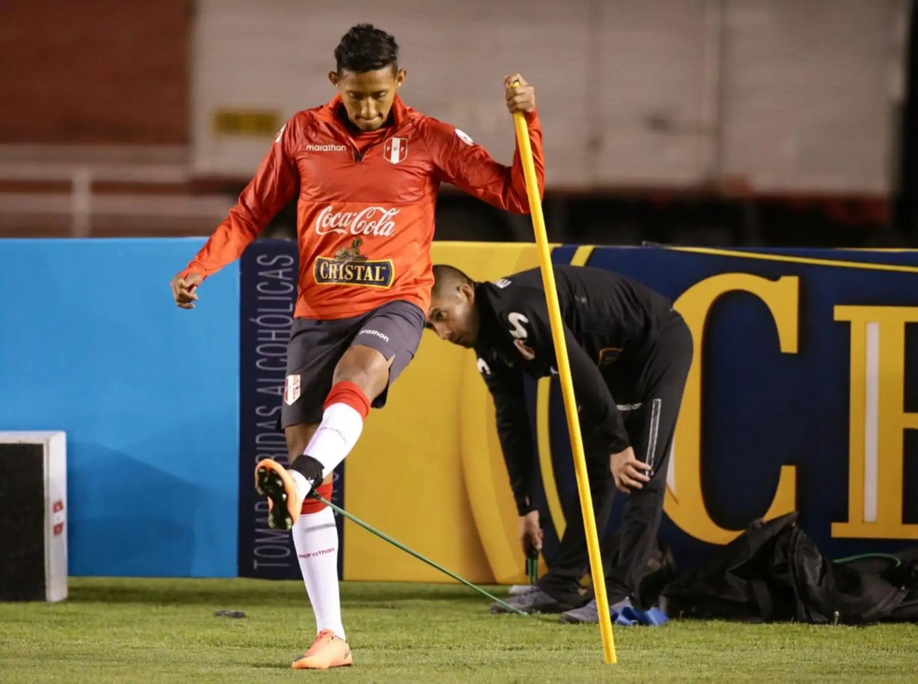 La Selección peruana realizo su primer entrenamiento en Arequipa. La motivación y concentración están al tope para enfrentar hoy a Costa Rica. Foto:ANDINA/FPF
