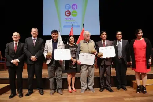 20/11/2018   Ministra Balbuena entrega Premio Nacional de Cultura a personas y organizaciones que contribuyen al desarrollo cultural del país Foto: ANDINA/Ministerio de Cultura