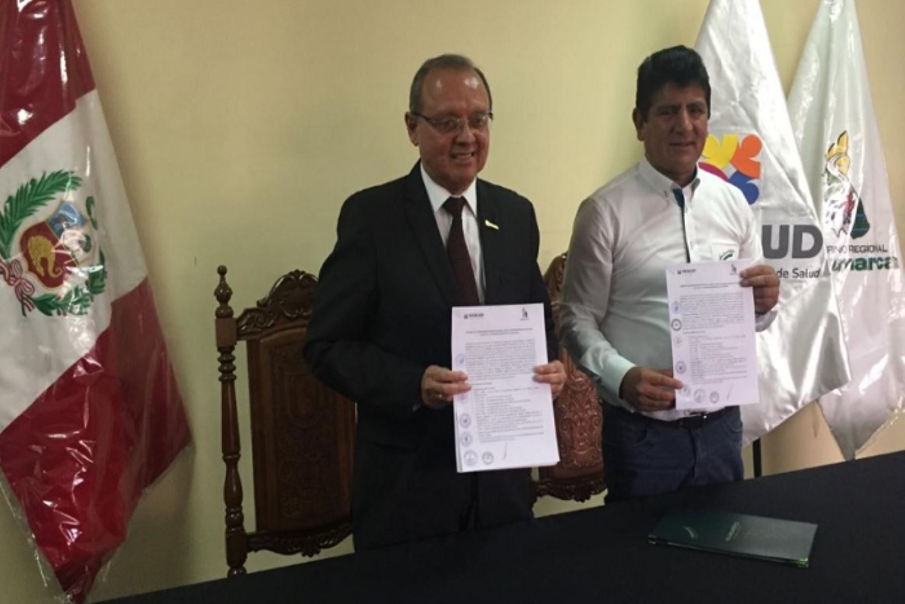 La Superintendencia Nacional de Salud (Susalud) y el Gobierno Regional de Cajamarca suscribieron un convenio de cooperación interinstitucional, con el objetivo de impulsar acciones conjuntas para promover, proteger y defender los derechos de las personas al acceso de los servicios de salud.