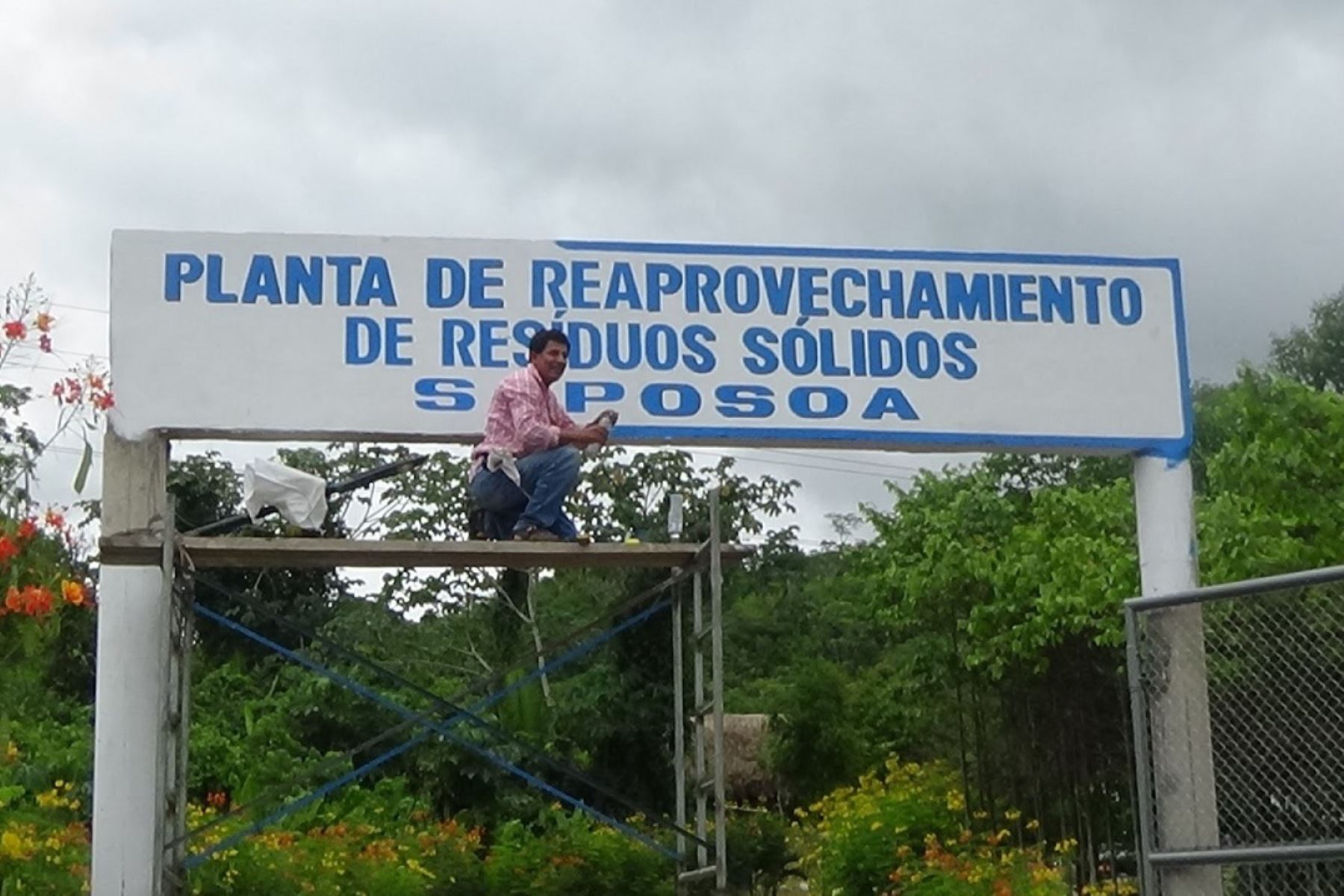 Inauguran planta de tratamiento de residuos sólidos en la provincia de Huallaga-Saposa, región San Martín. ANDINA