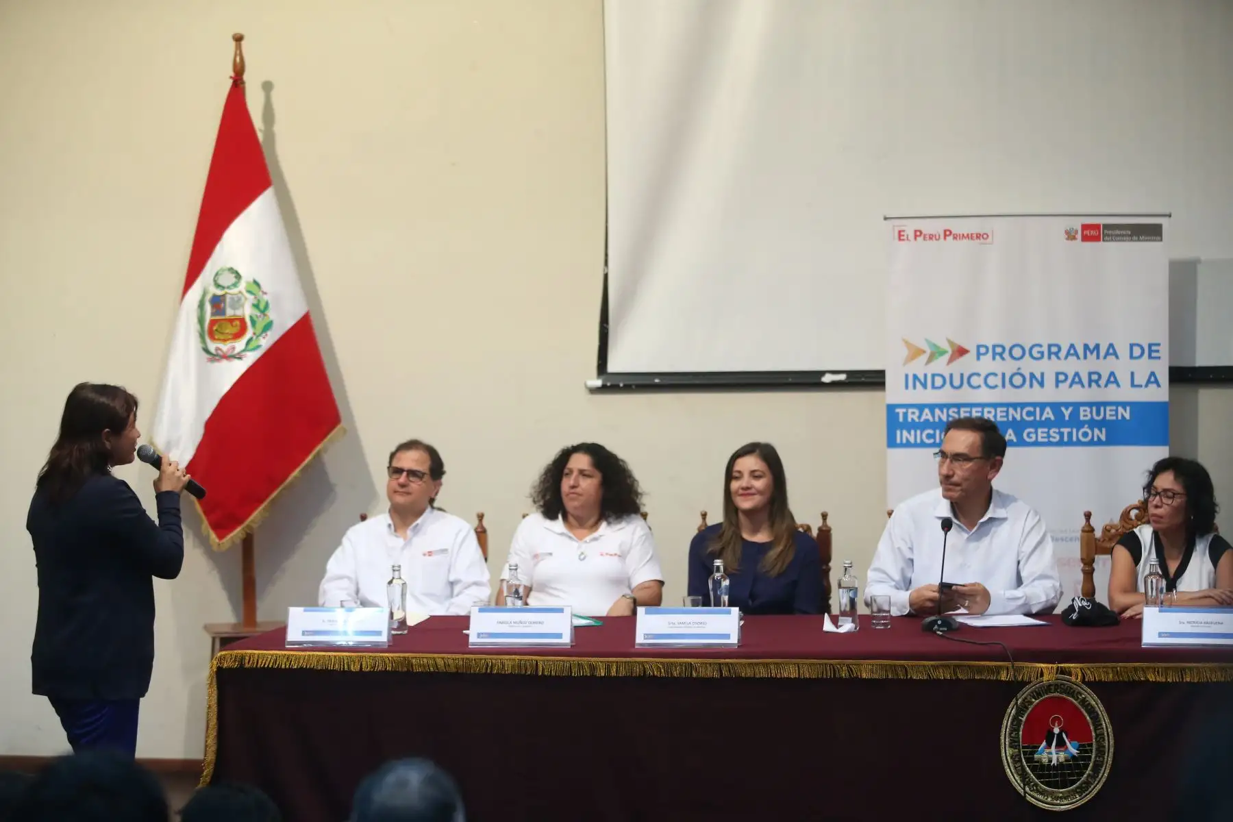 Presidente Martín Vizcarra participó en el taller de inducción para la transferencia y buen inicio de gestión dirigido a autoridades municipales, distritales y provinciales, recientemente electas en la región Arequipa.Foto: ANDINA/Prensa Presidencia