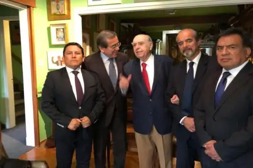 Delegación de congresistas del Apra en Uruguay