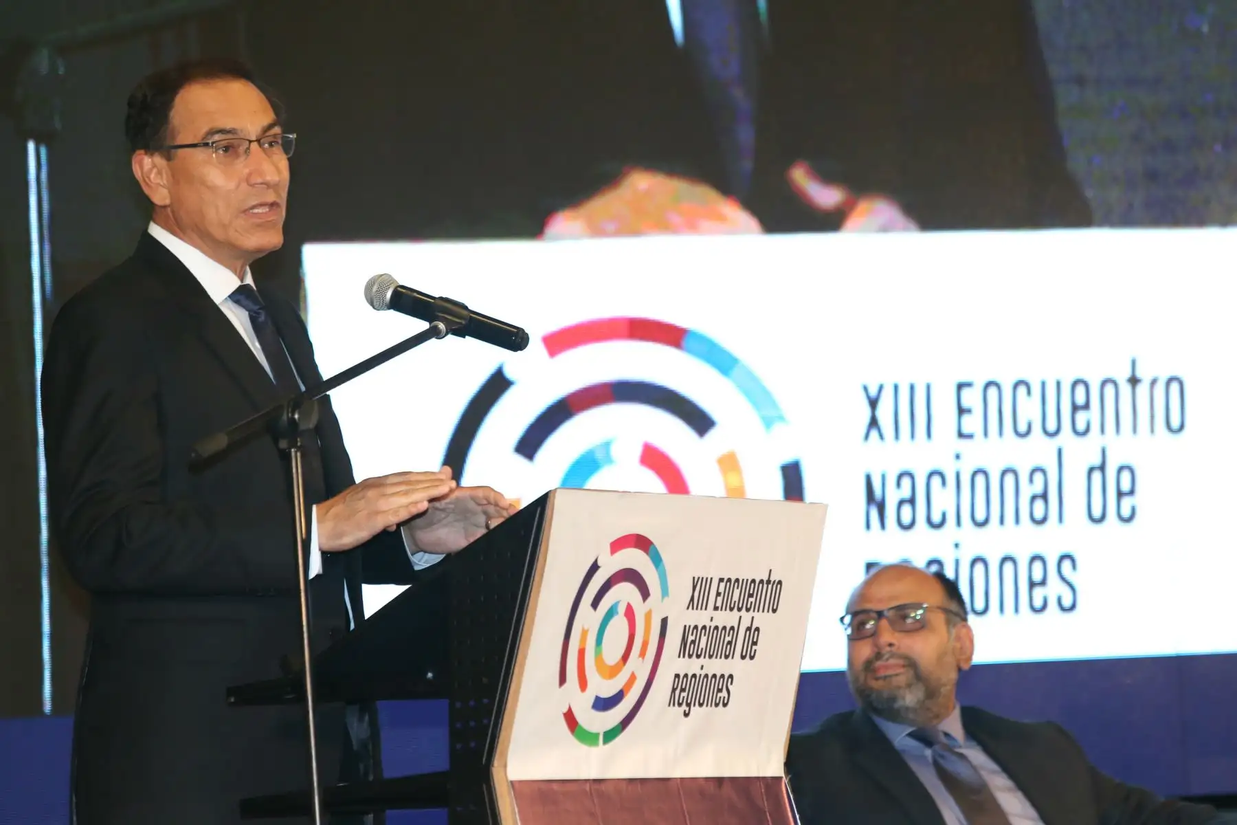 Presidente Martín Vizcarra participò en el XIII Encuentro Nacional de Regiones Educativas, organizado por el Consejo Nacional de Educación.Foto: ANDINA/Prensa Presidencia