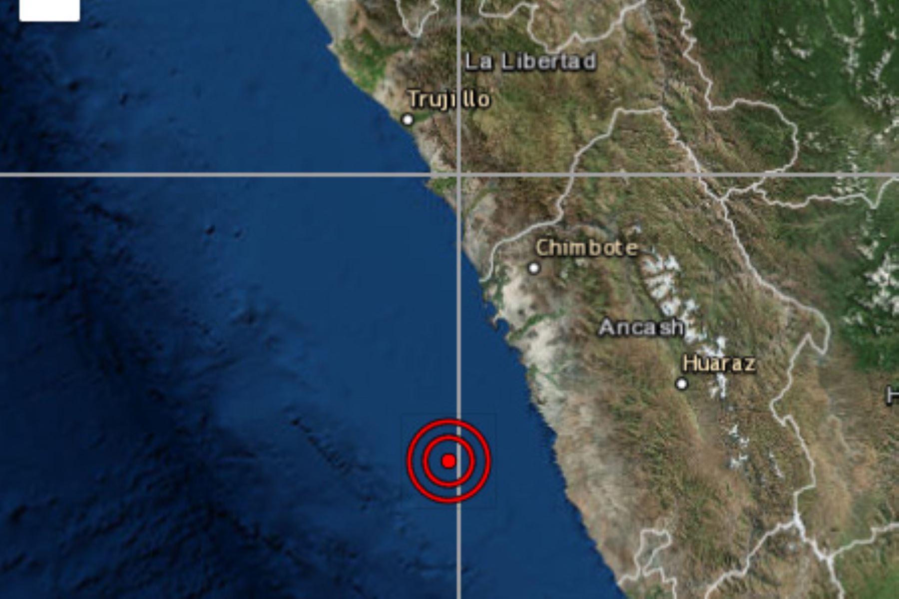 El IGP reportó nn sismo de magnitud 3.8 se registró esta mañana a 72 kilómetros al oeste de la provincia de Huarmey, Áncash.
