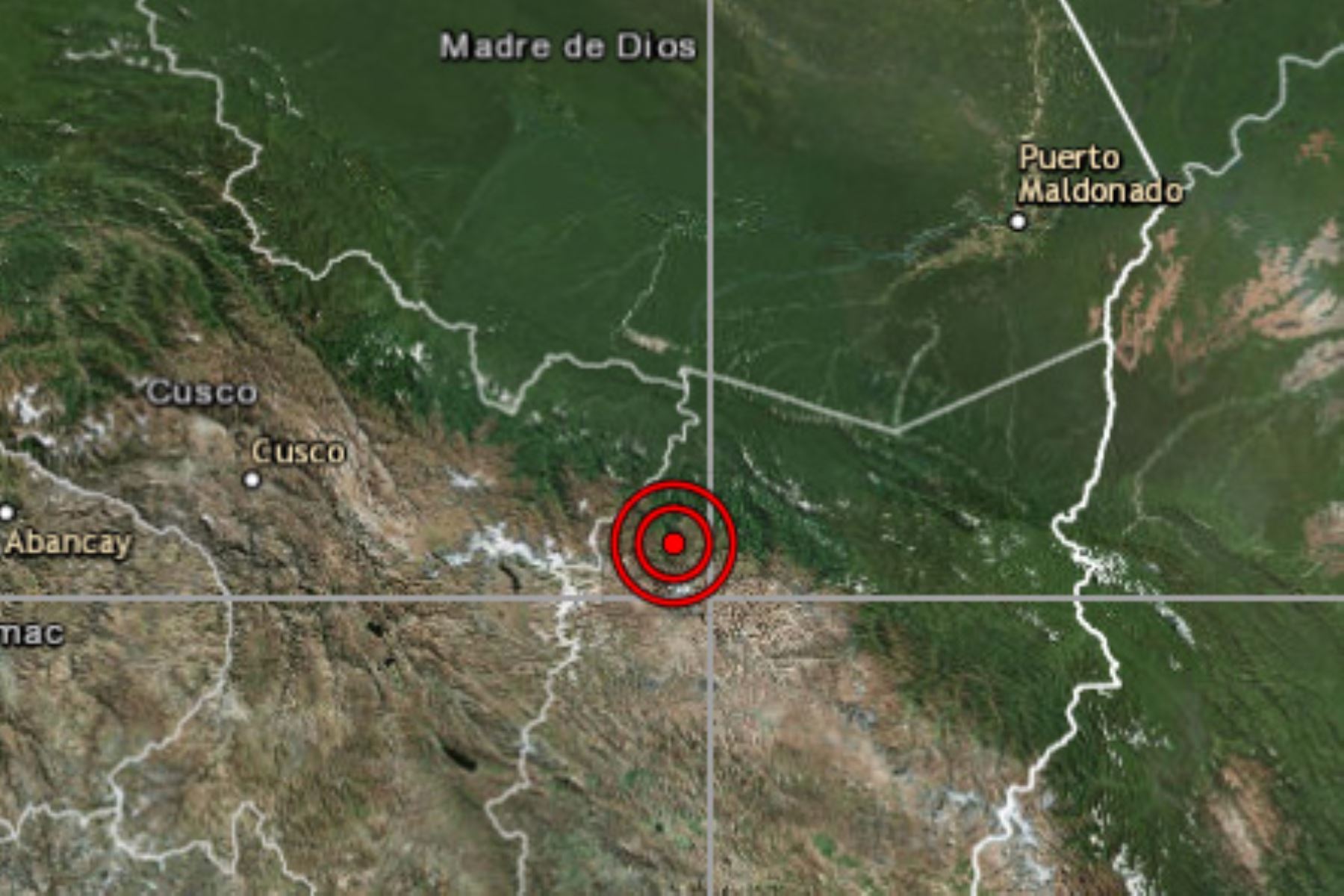El IGP reportó sismo de magnitud 3.6 en San Gabán, provincia de Carabaya, en la selva de Puno.