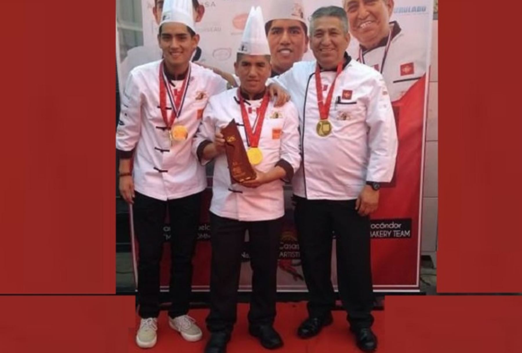 Ganadores peruanos en el Mundial del Pan realizado en China. Foto: Cortesía.
