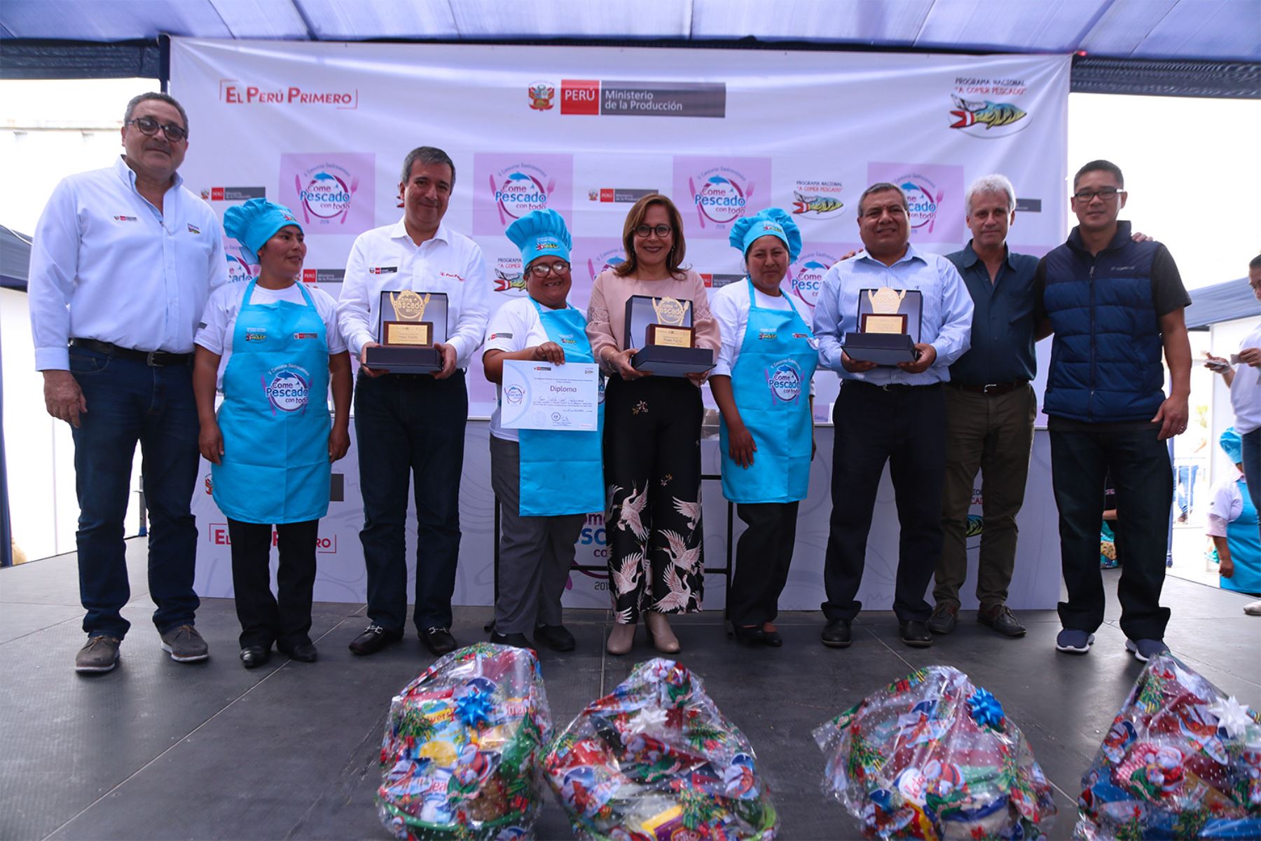 Representantes de Cusco y Lima ganaron concurso "Come pescado con todo". Foto: Andina/Difusión.