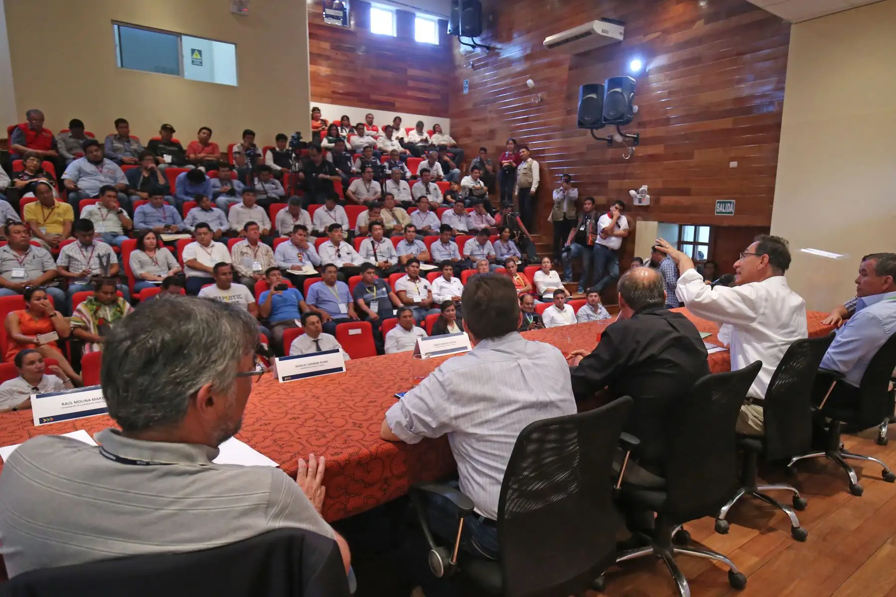 Jefe de Estado, Martín Vizcarra, lidera Taller de Inducción para la Transferencia y Buen Inicio de la Gestión Municipal de la región Ucayali. Foto: ANDINA/Juan Carlos Guzman/Prensa Presidencia