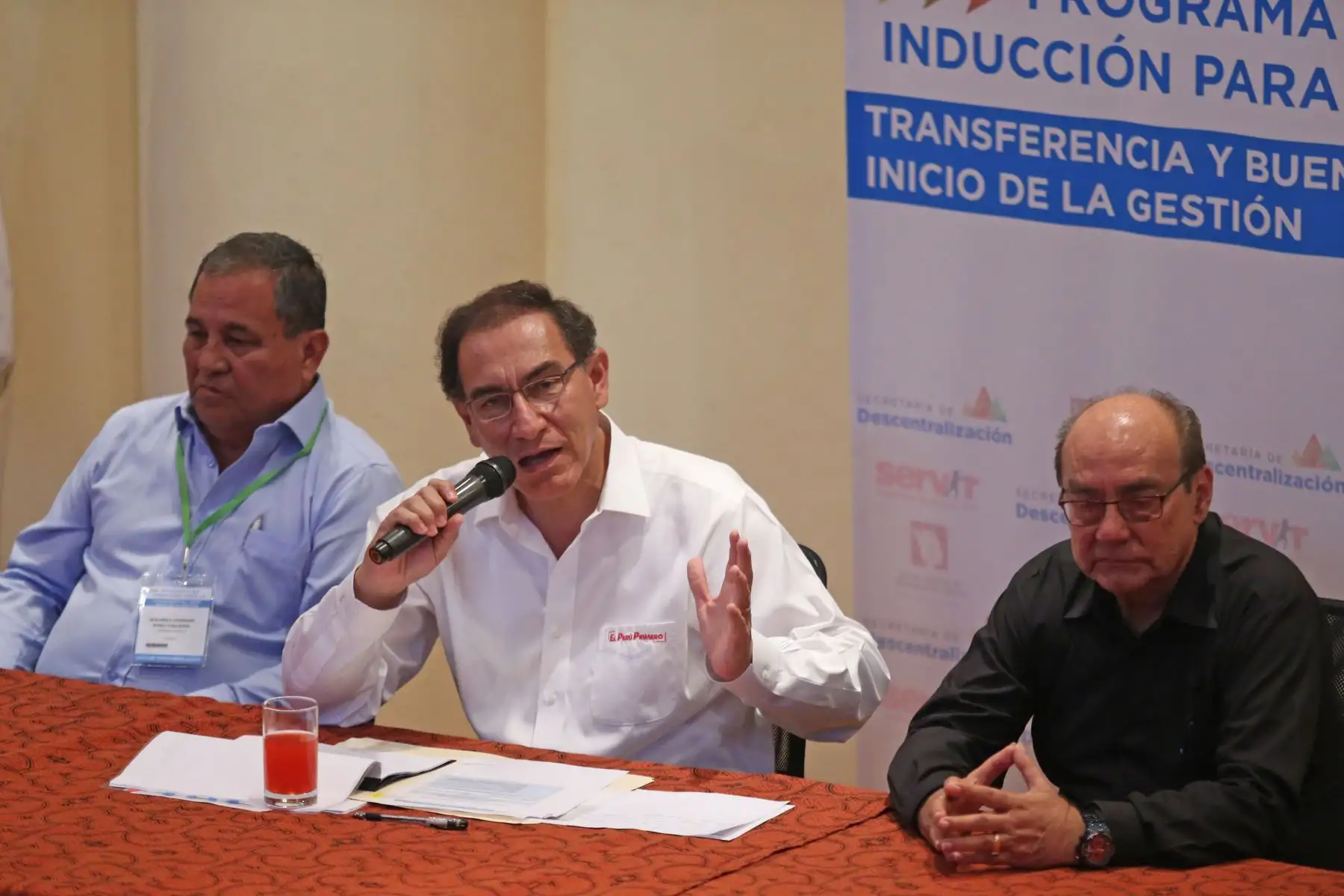Jefe de Estado, Martín Vizcarra, lidera Taller de Inducción para la Transferencia y Buen Inicio de la Gestión Municipal de la región Ucayali. Foto: ANDINA/Juan Carlos Guzman/Prensa Presidencia