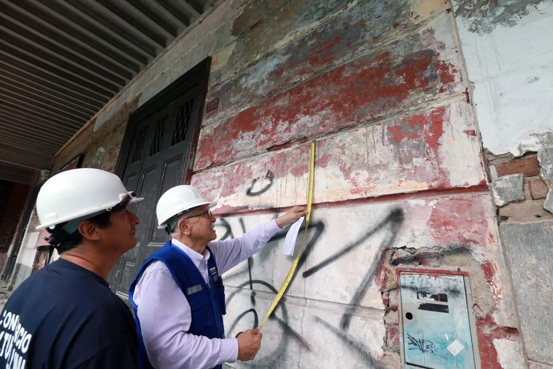 La Municipalidad de Lima  inicia los trabajos de restauración y puesta en valor del histórico Hospicio Bartolomé Manrique de la Plaza Francia .Foto: ANDINA/Norman Córdova