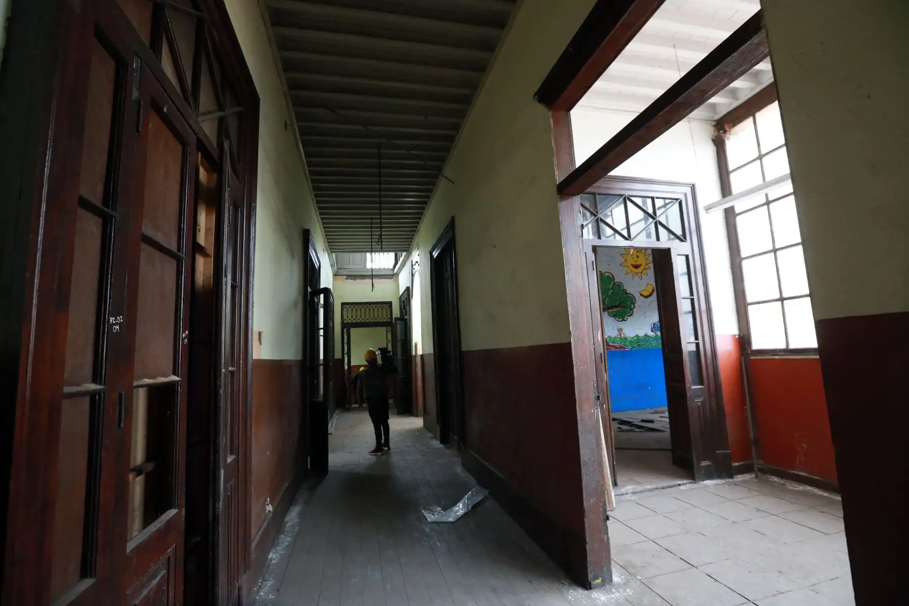 La Municipalidad de Lima  inicia los trabajos de restauración y puesta en valor del histórico Hospicio Bartolomé Manrique de la Plaza Francia .Foto: ANDINA/Norman Córdova
