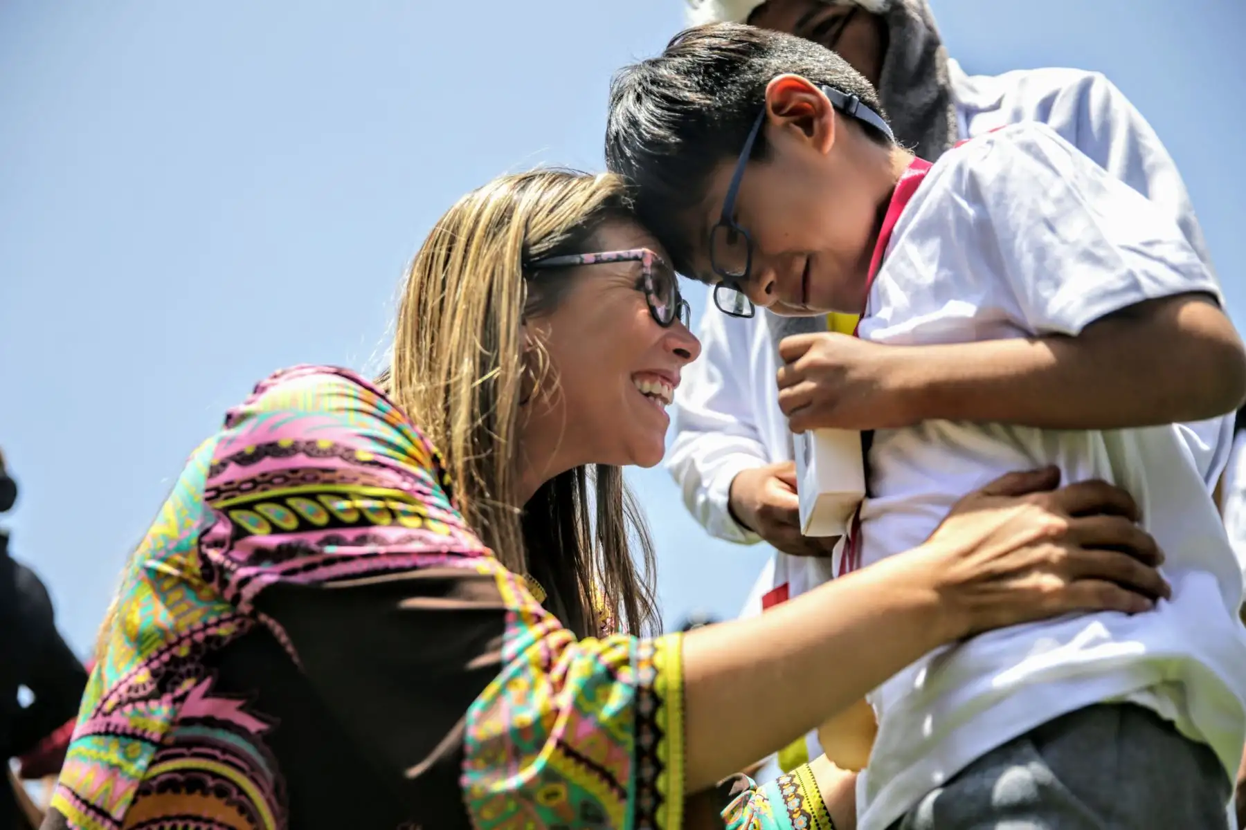 Clausura del programa de Equinoterapia para niños con discapacidad, promovido por la Policía Montada y la Teletón. Foto: ANDINA/Luis Iparraguirre