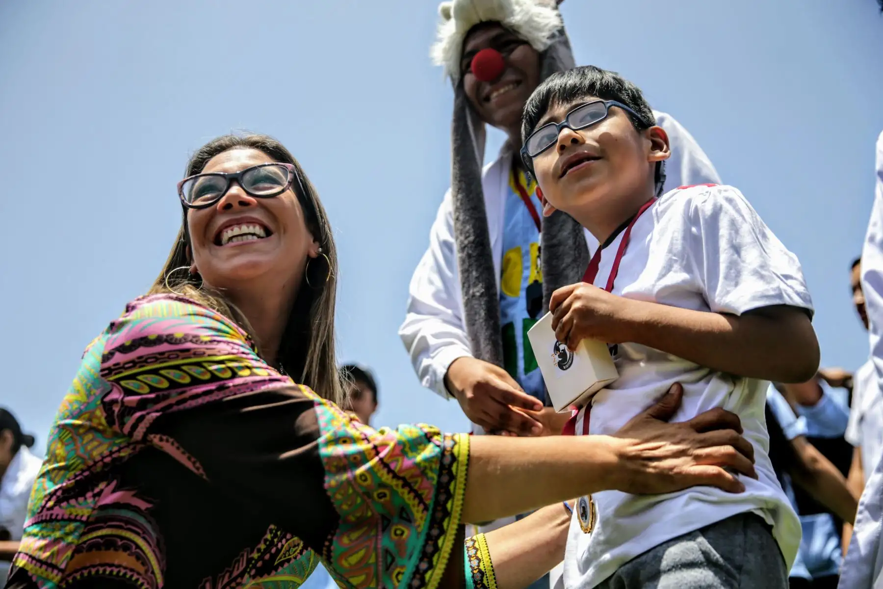 Clausura del programa de Equinoterapia para niños con discapacidad, promovido por la Policía Montada y la Teletón. Foto: ANDINA/Luis Iparraguirre
