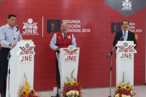Walter Grundel y Pedro Bogarín disputan la segunda vuelta de las elecciones regionales en San Martín. ANDINA