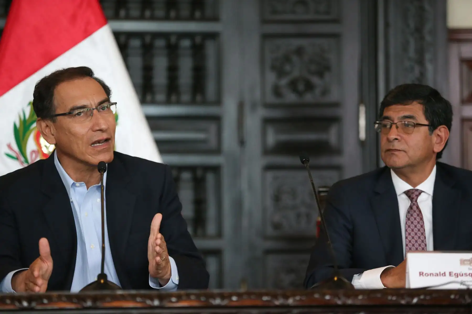 Presidente Vizcarra anuncia el inicio de la etapa de explotación del Lote 95 (Loreto) en Palacio de Gobierno. Foto: ANDINA/Prensa Presidencia