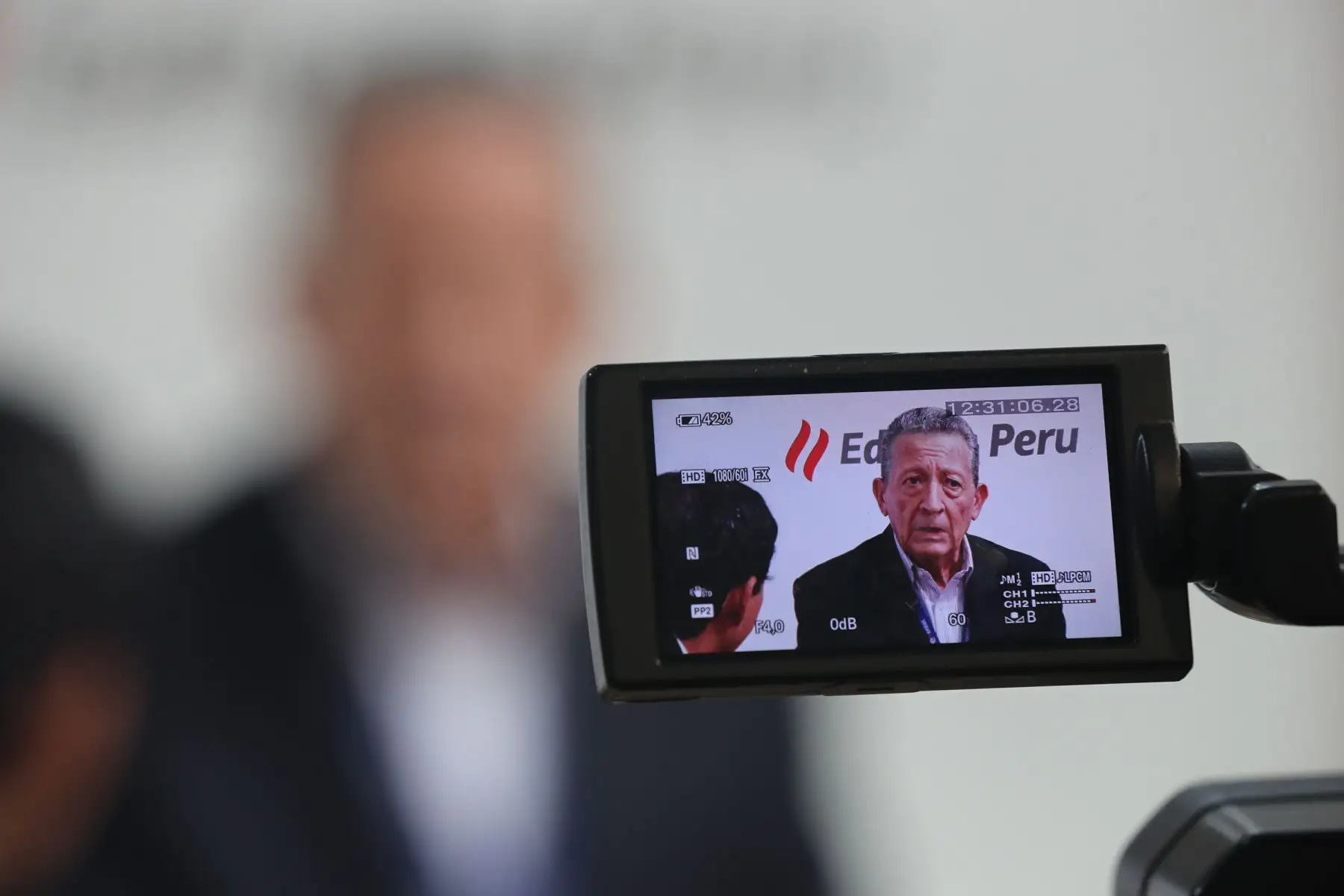 Entrevista a James Atkins, presidente de Petroperú  en el marco de Cade 2018. Foto: ANDINA/Jack Ramón